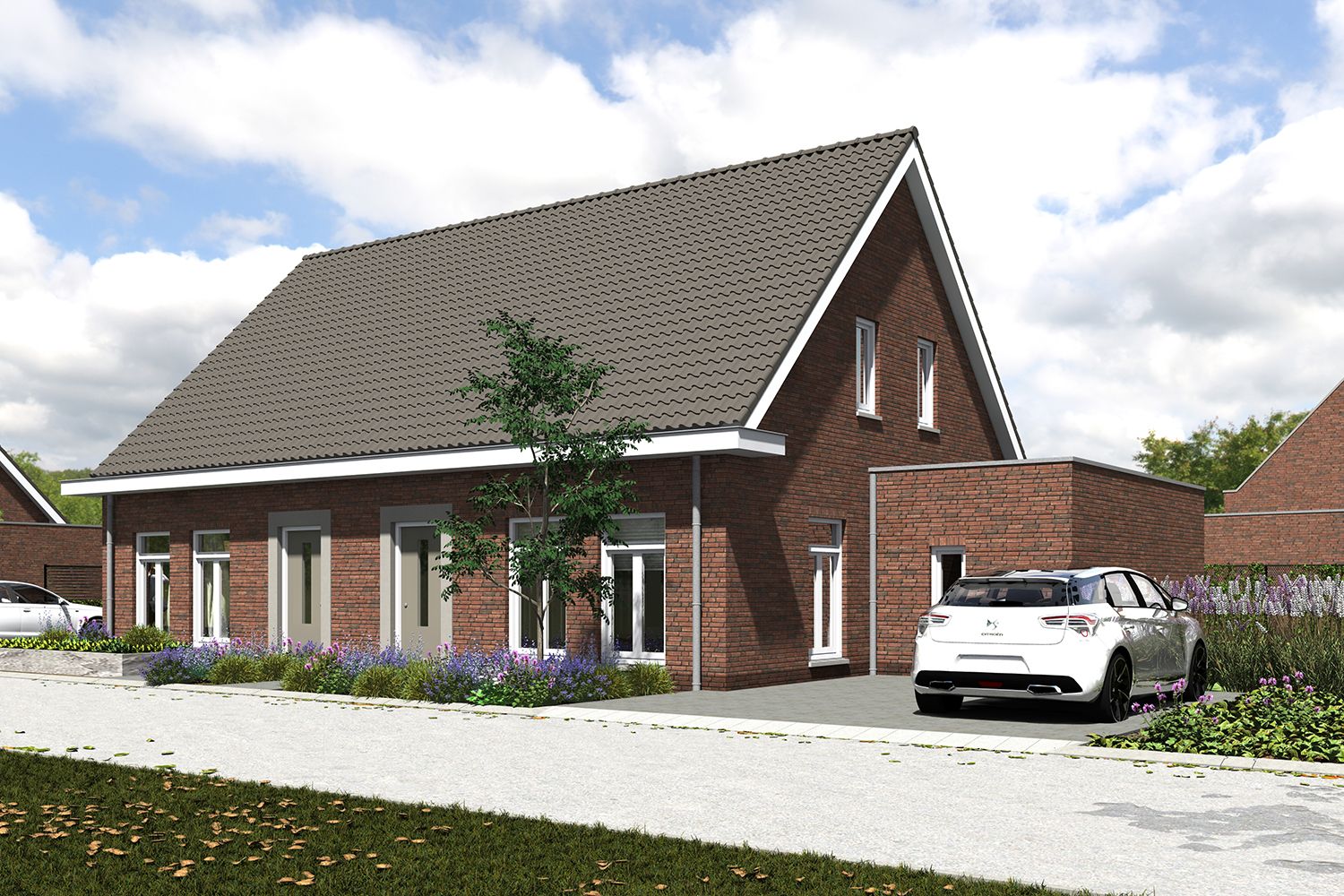 Buying a house in The Netherlands., Halfvrijstaande woning Type A (Bouwnr. 17)