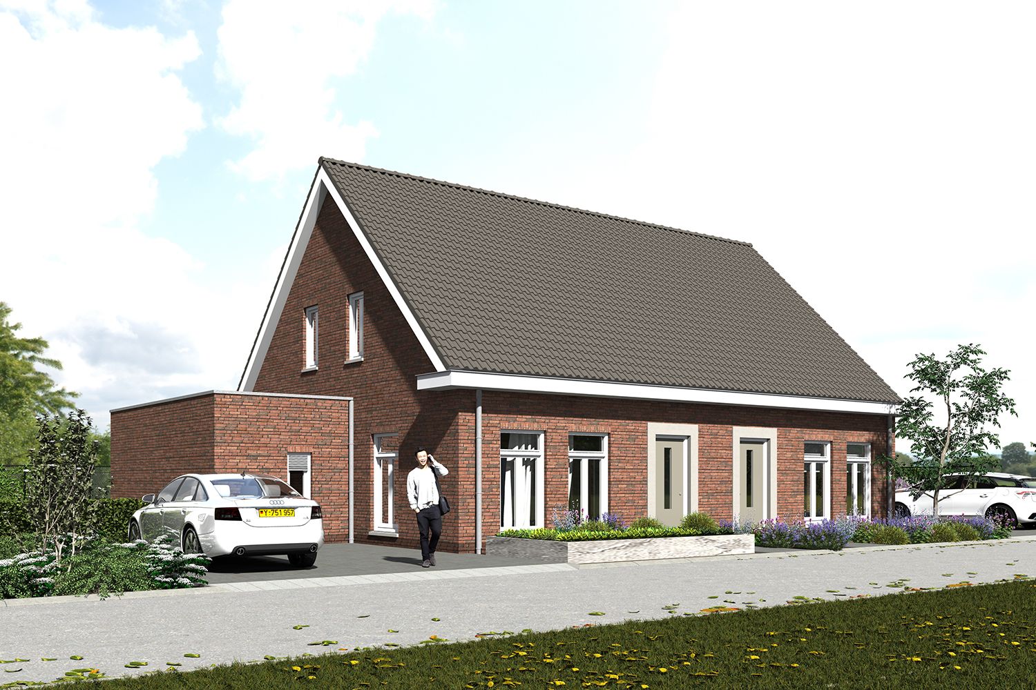 Buying a house in The Netherlands., Halfvrijstaande woning Type A (Bouwnr. 18)