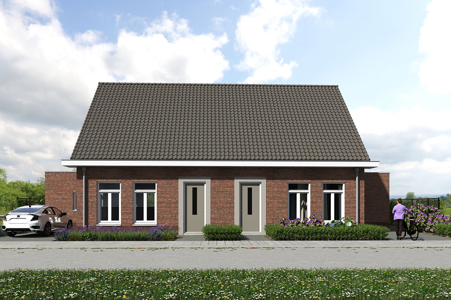 Photo 3 of Halfvrijstaande woning Type A (Bouwnr. 14)