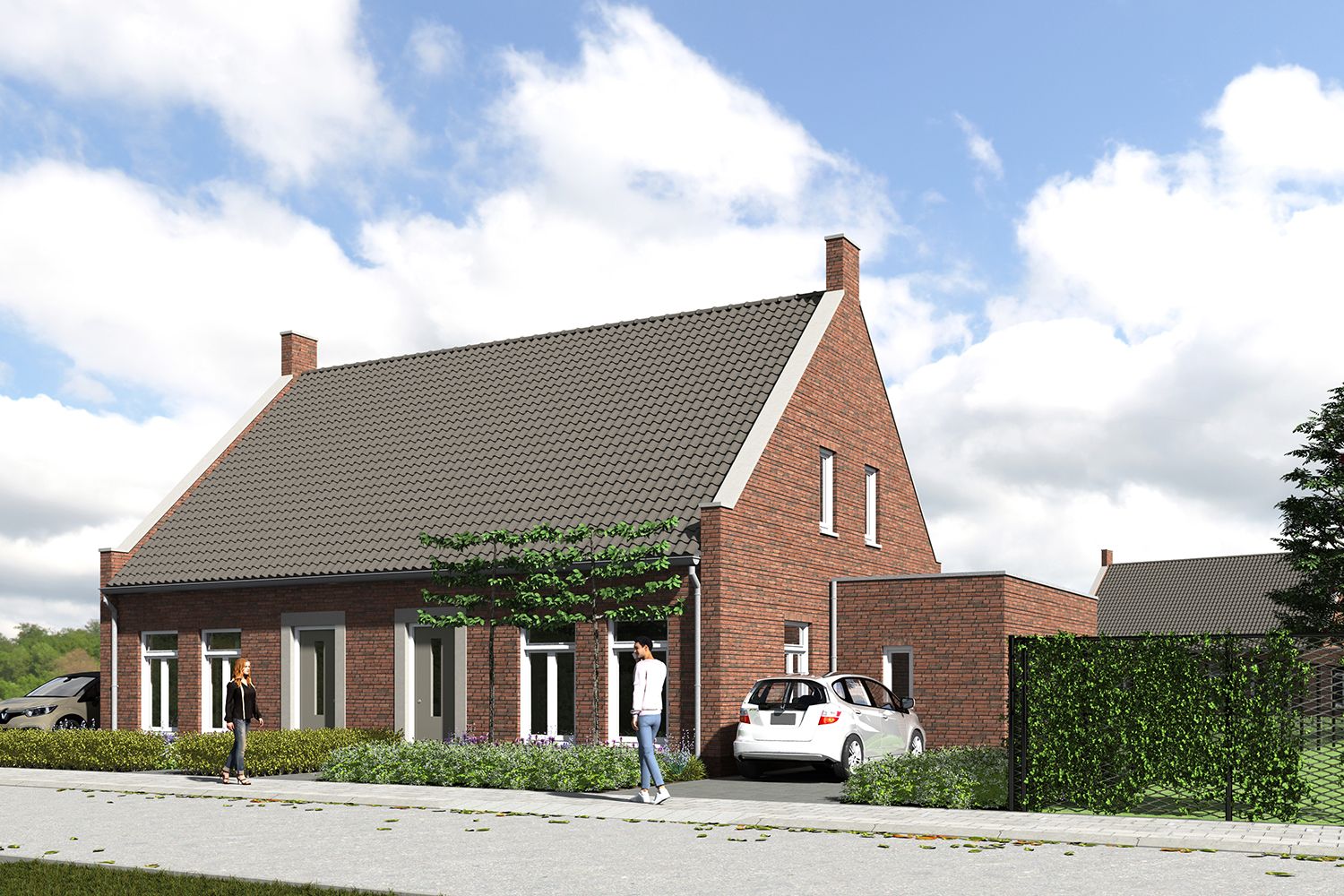 Buying a house in The Netherlands., Halfvrijstaande woning Type B (Bouwnr. 21)