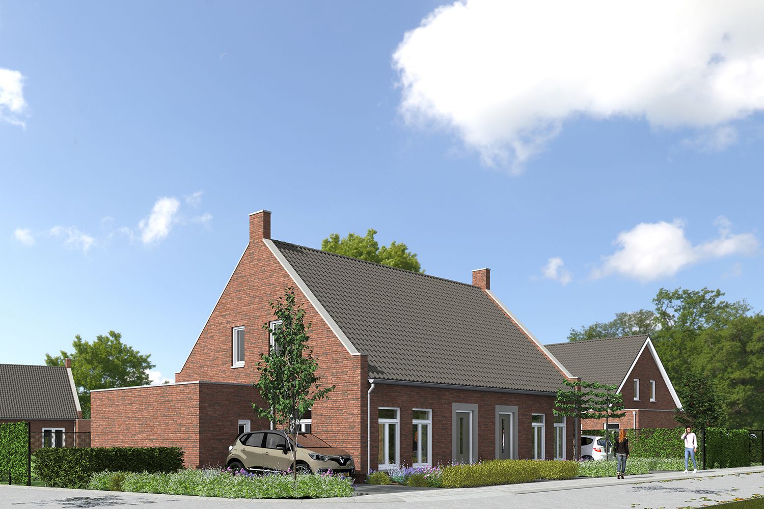Buying a house in The Netherlands., Halfvrijstaande woning Type B (Bouwnr. 22)