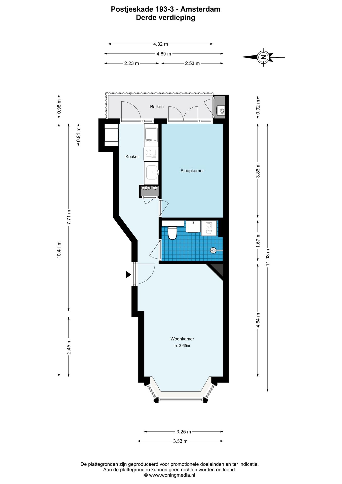 Charming Apartment with Water View and Balcony in Amsterdam-West — 18