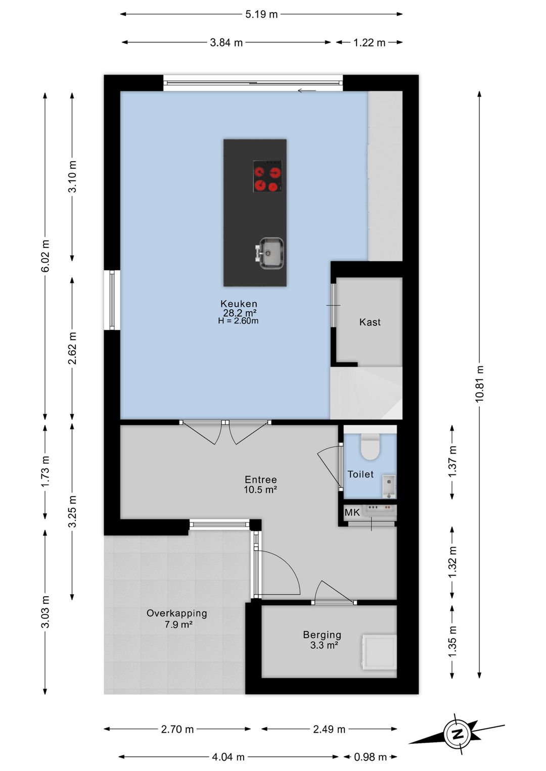 Spacious semi-detached house with lake view and six bedrooms — 53