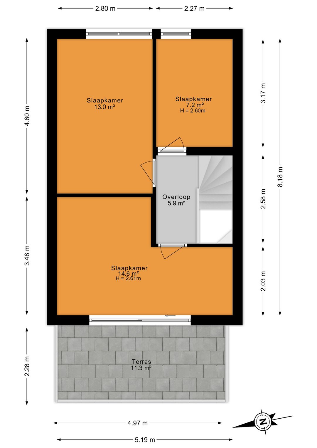 Spacious semi-detached house with lake view and six bedrooms — 55