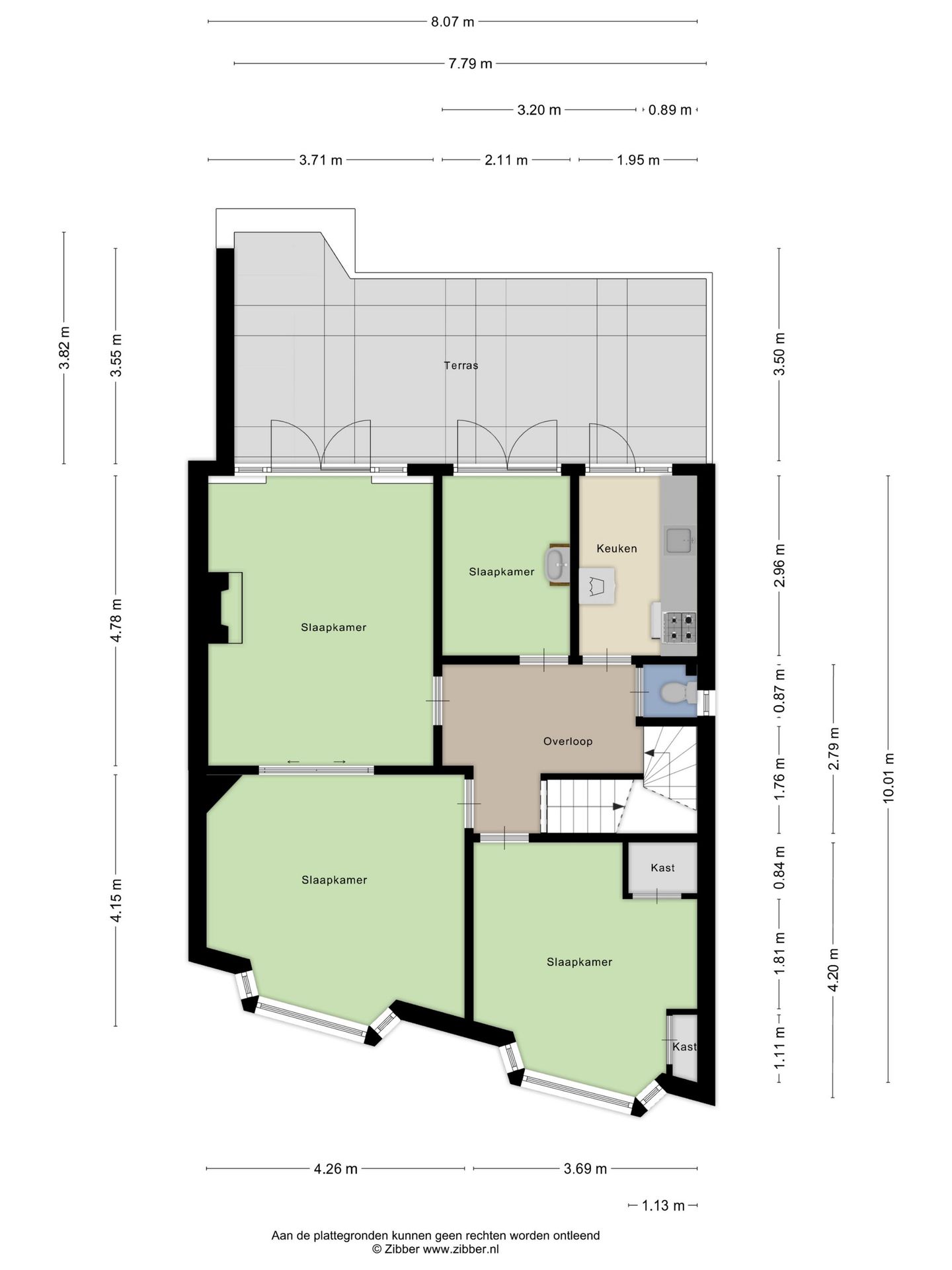 Unique divided mansion with garden and roof terrace in Assendorp — 52
