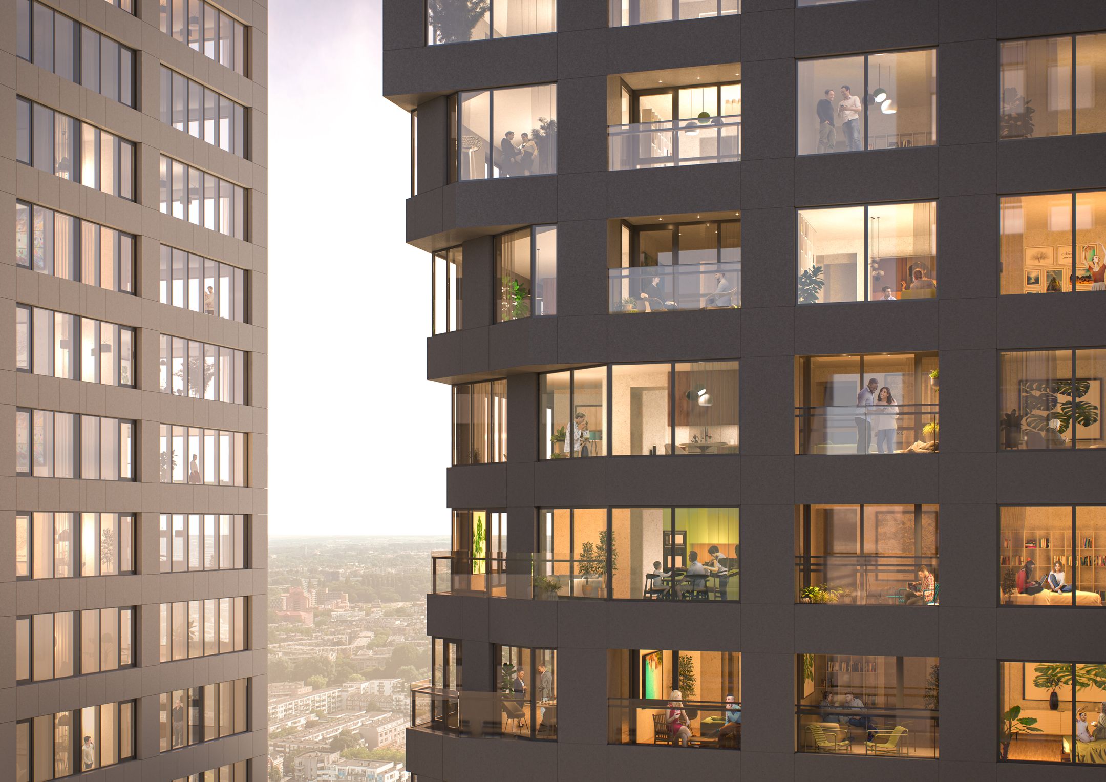 Foto 9 van Tweekamerappartement (Bouwnr. 70)