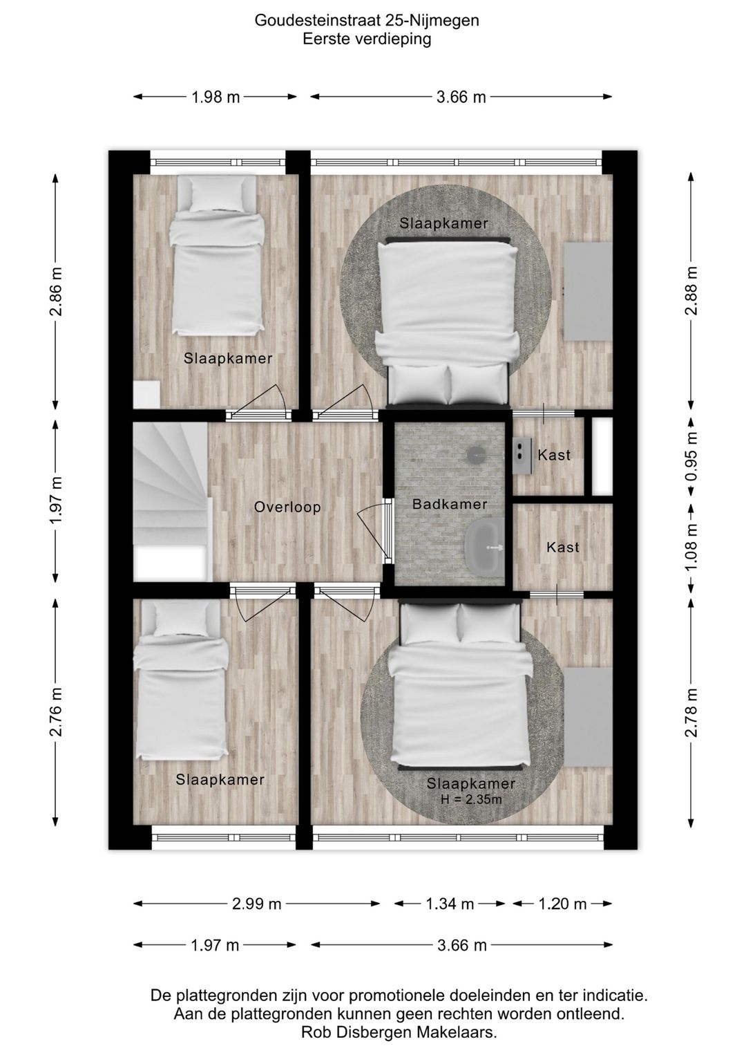 Spacious and practical family home with 4 bedrooms in green Nijmegen Hatert location — 41