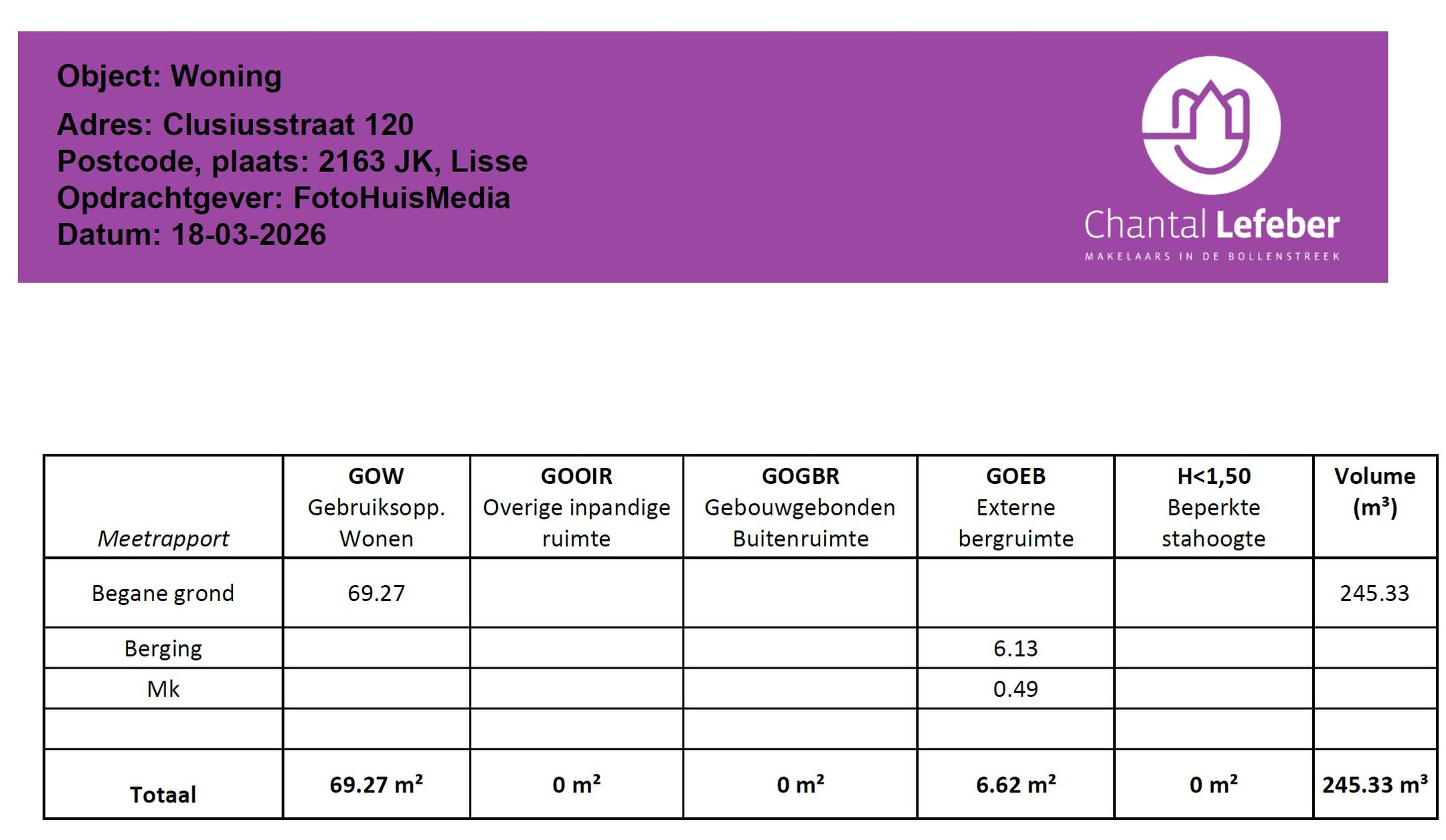 Photo 45 of Clusiusstraat 120