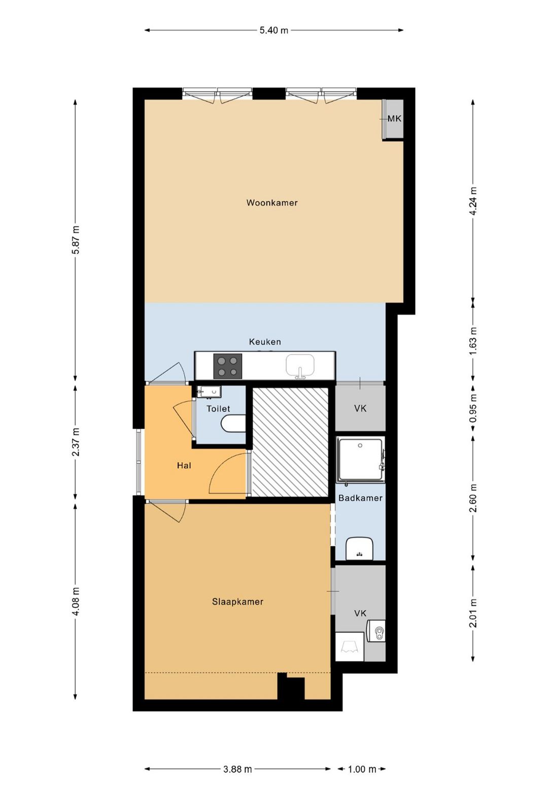 Foto 38 van Lamstraatje 1-A