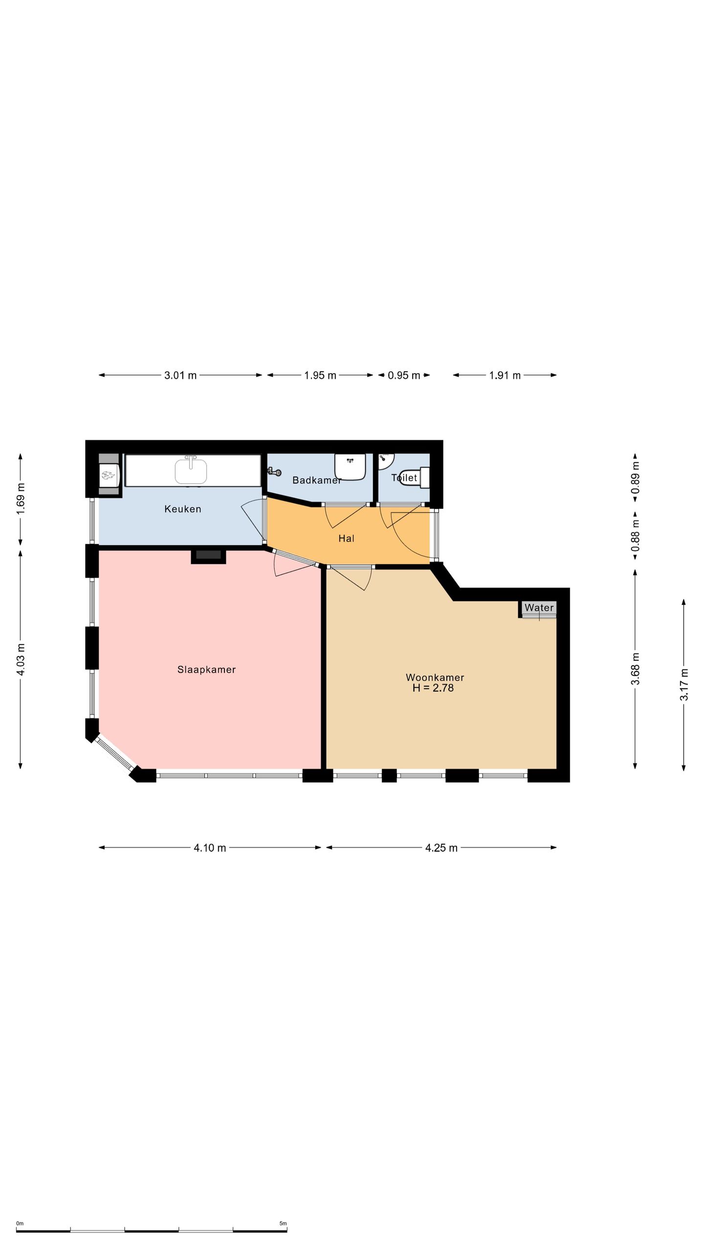 Two Room Apartment on the Second Floor in Bergpolder Rotterdam — 22