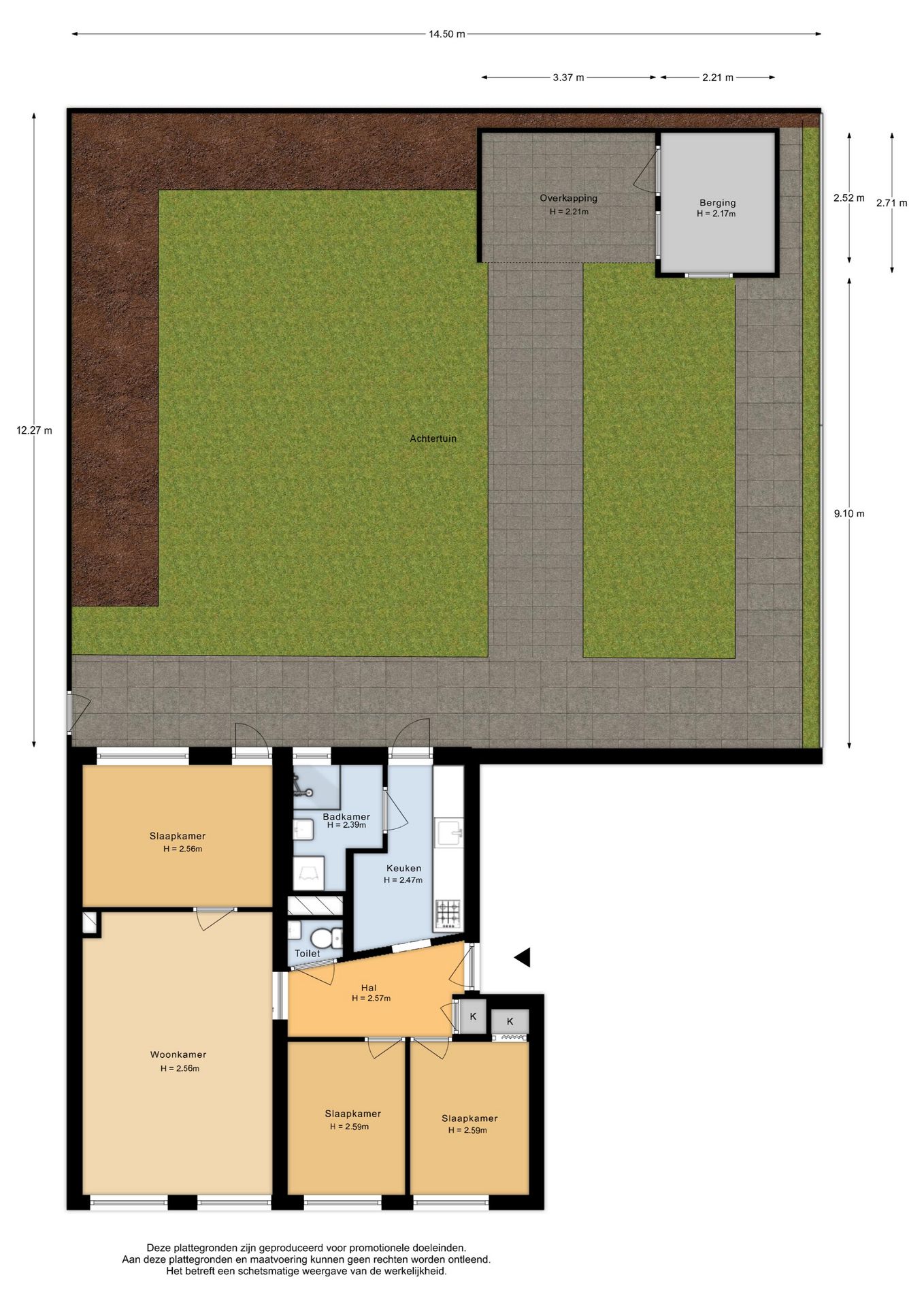 3-Room Ground Floor Apartment with Garden in Transwijk-Noord — 28