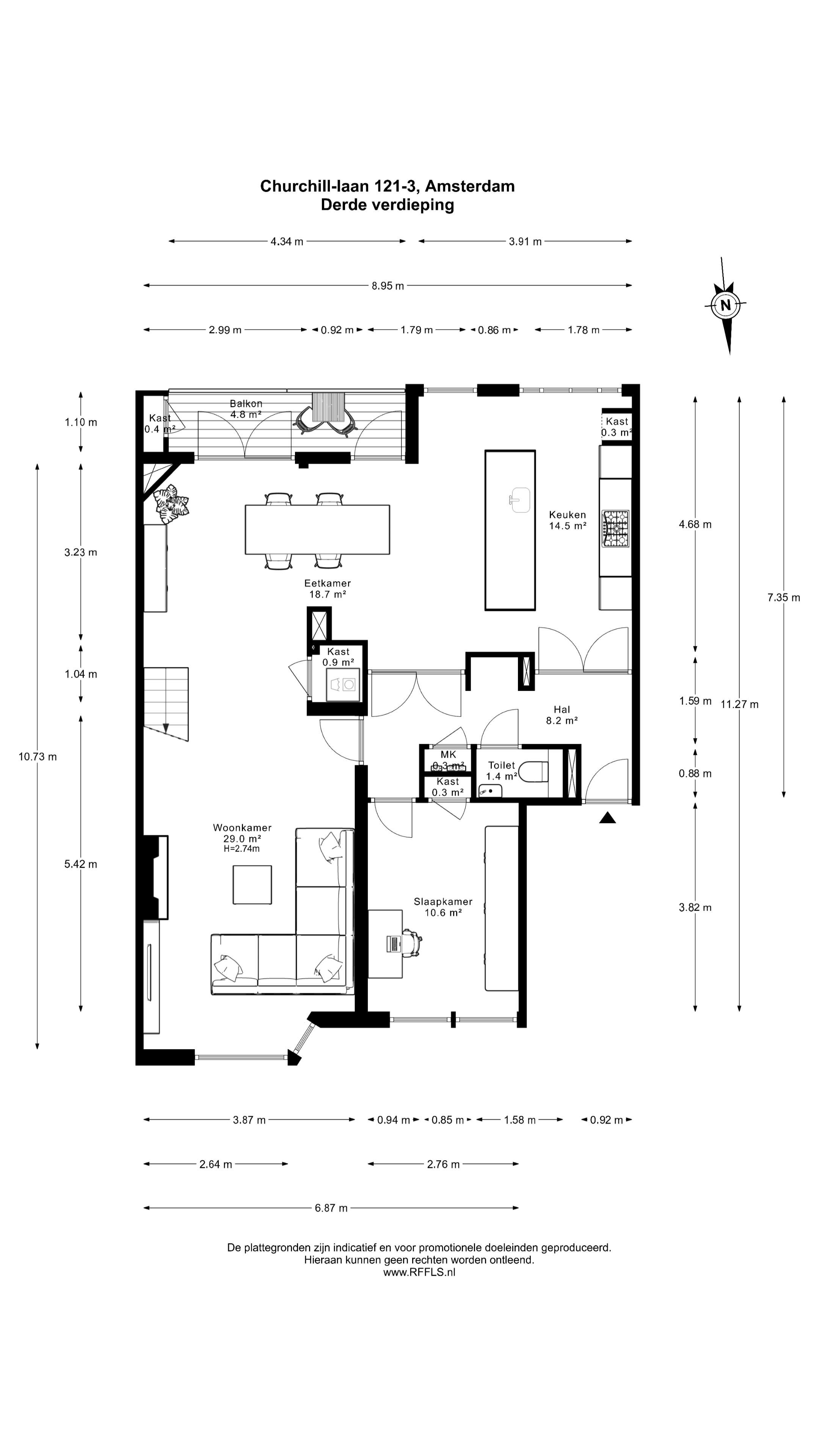 Foto 45 van Churchill-laan 121-3
