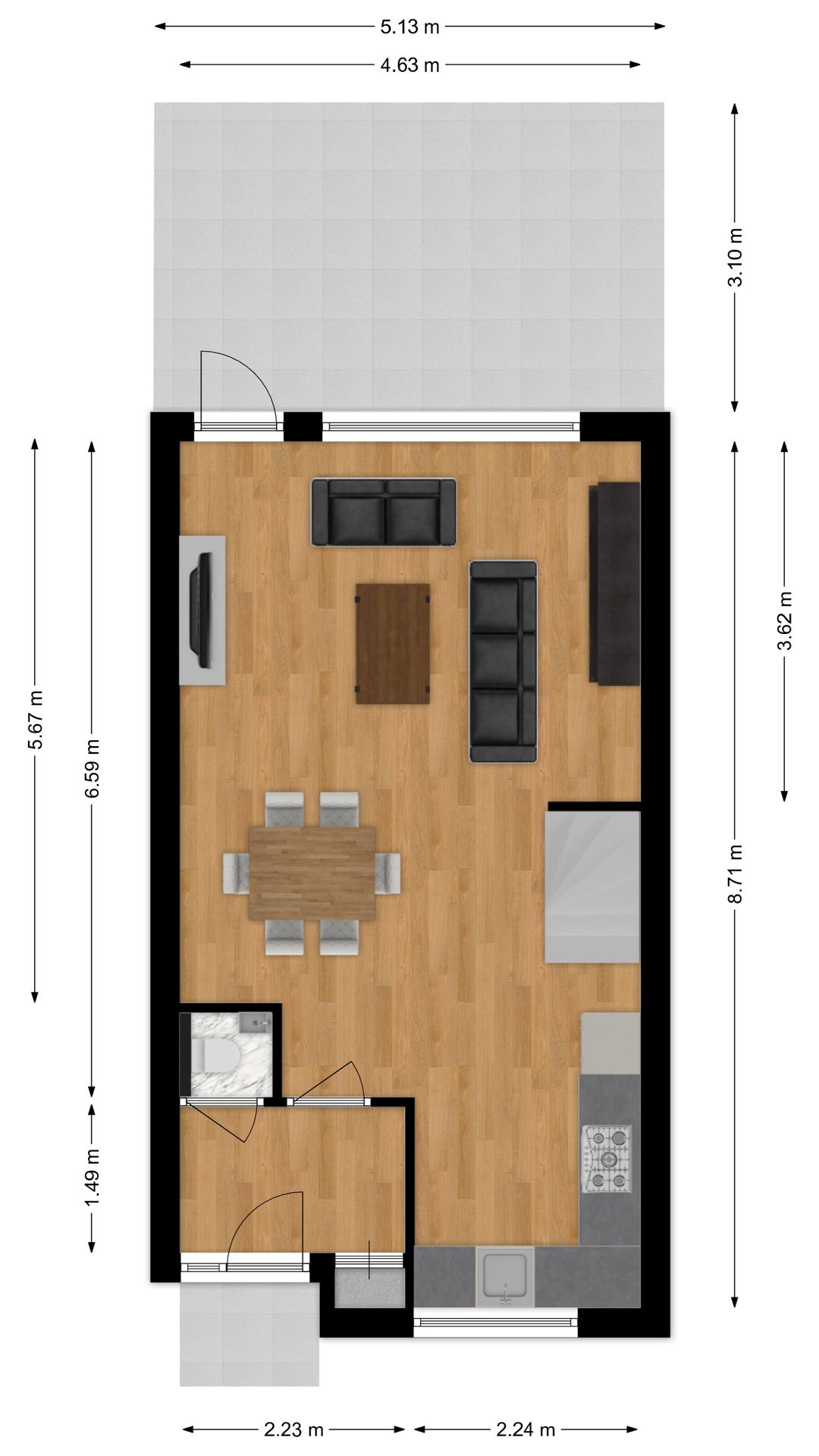 Foto 38 van Veliusstraat 7