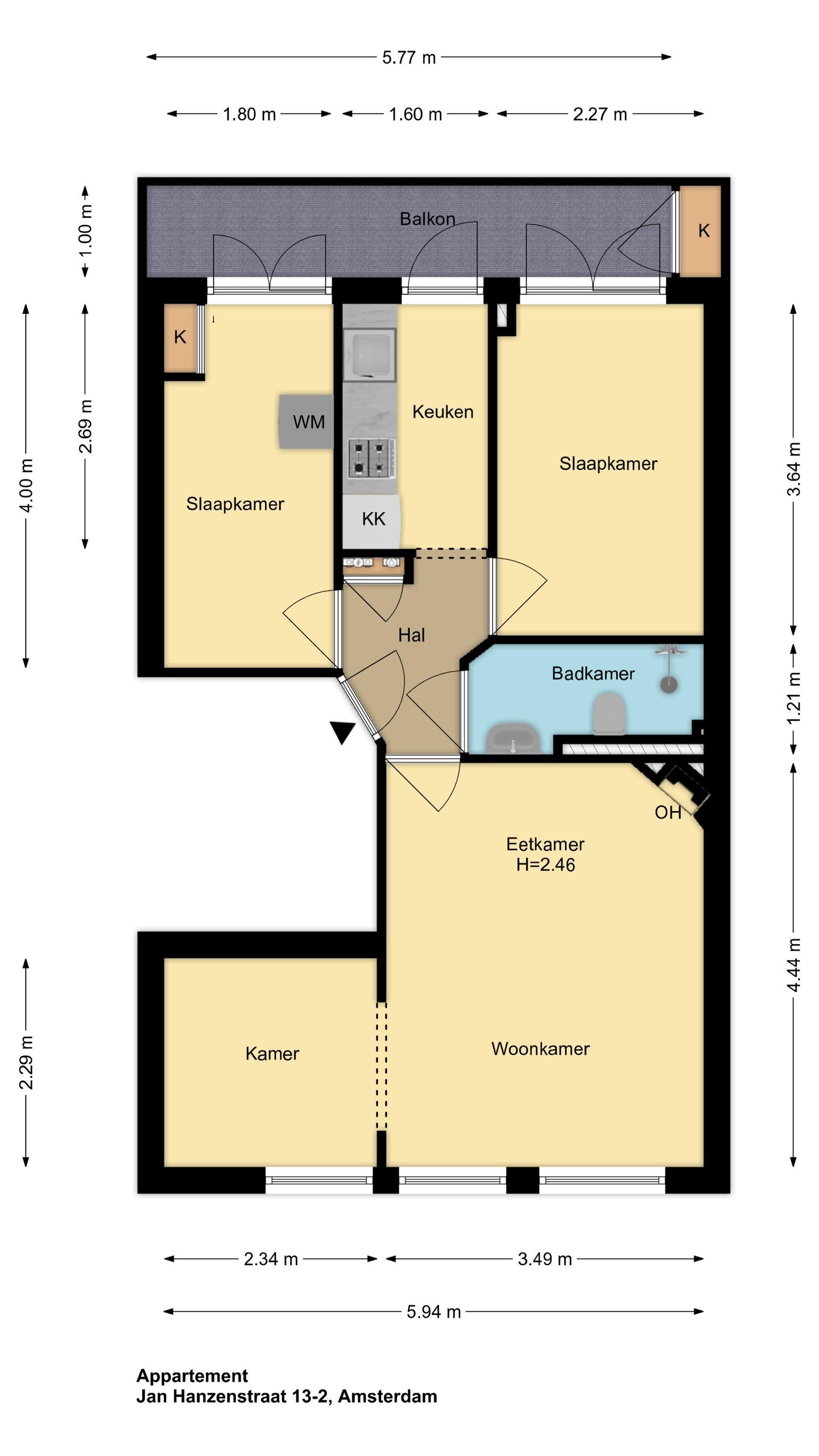 Charming and Bright 2-Bedroom Apartment with Sunny South-Facing Balcony in Oud-West — 29