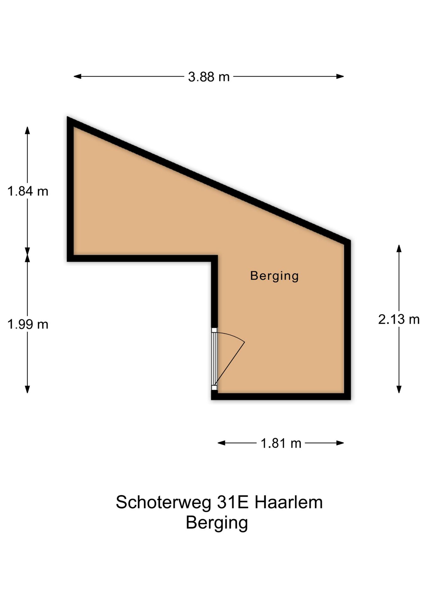 Light 3-Room Apartment with West Balcony in Haarlem Frans Halsbuurt — 31