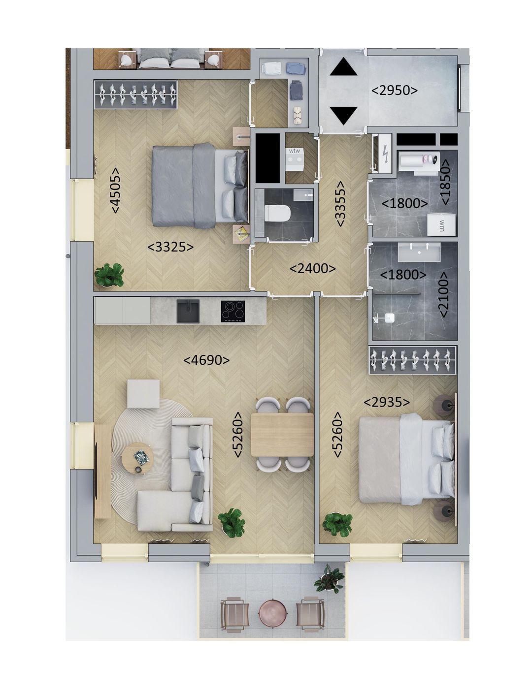 Photo 1 of Hoekappartement (Bouwnr. D1.8)