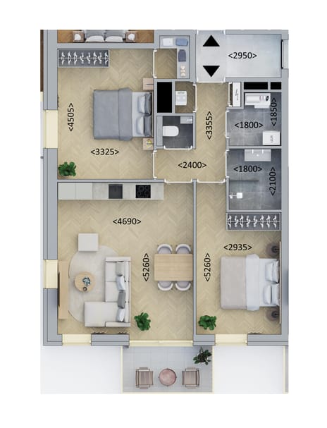 Hoekappartement thumbnail