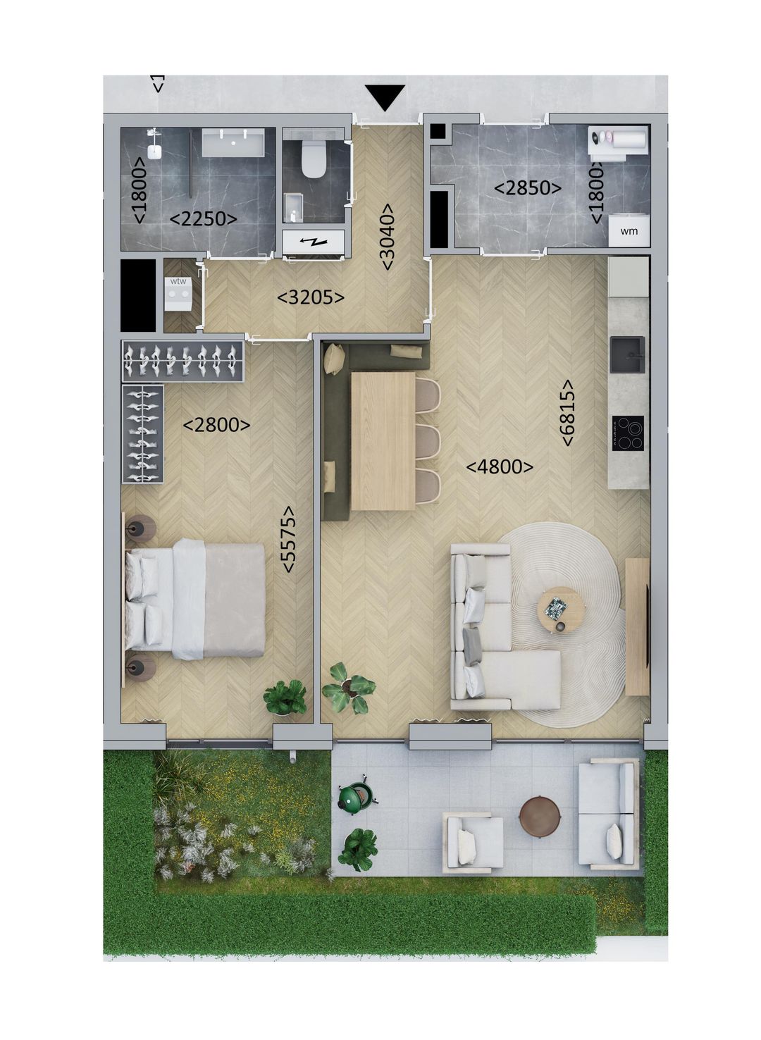 Foto 1 van Tussenappartement (Bouwnr. D0.6)