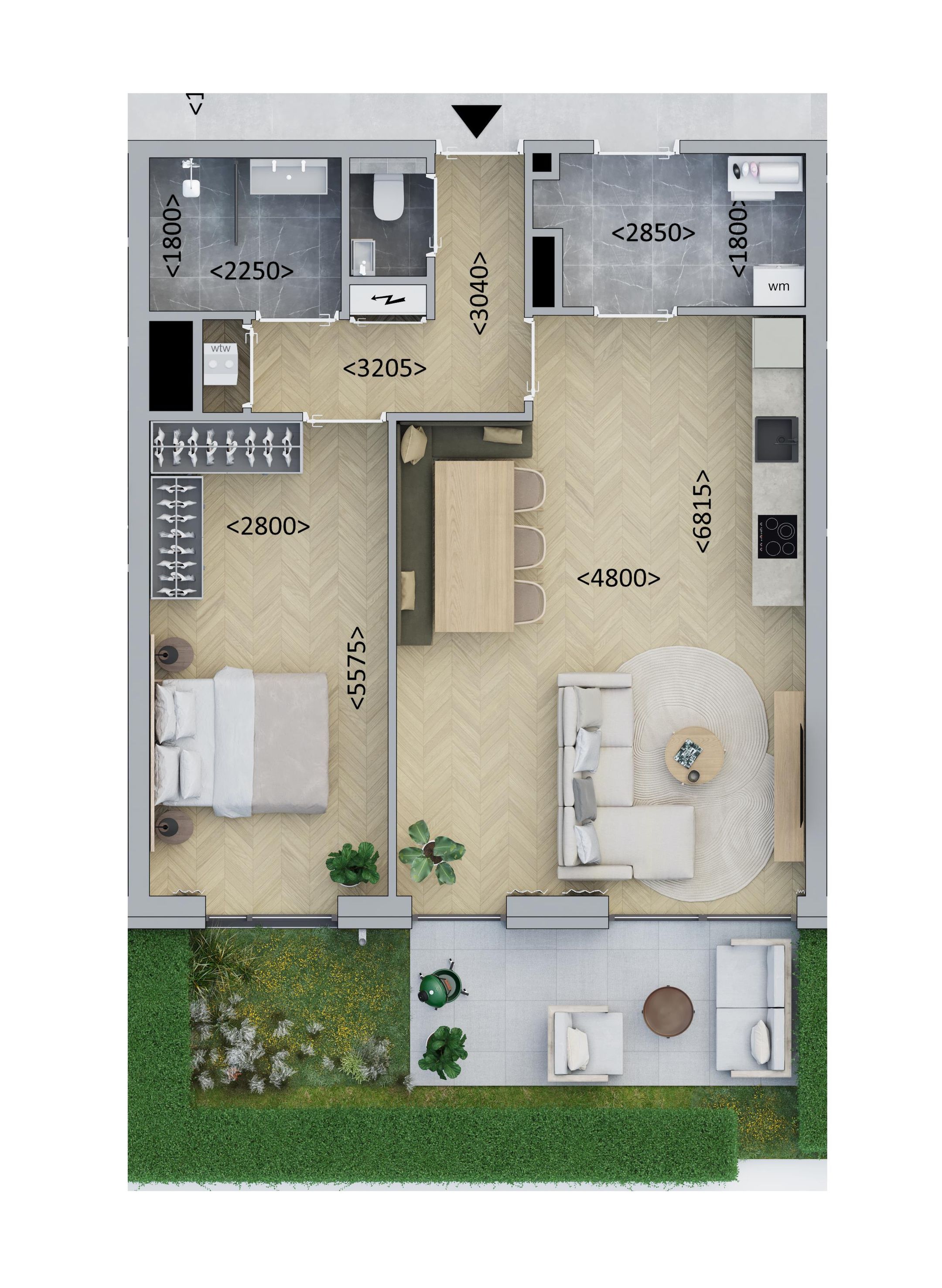 Tussenappartement (Bouwnr. D0.6)  false