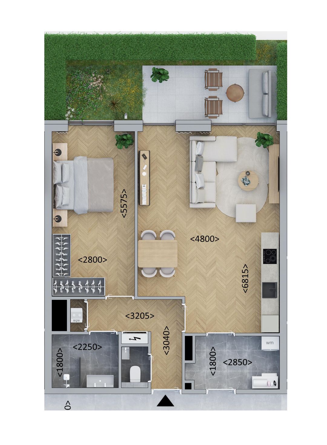 Foto 1 van Tussenappartement (Bouwnr. D0.3)