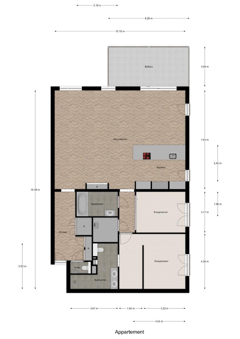 Luxury apartment with spectacular water views in Nesselande — 47