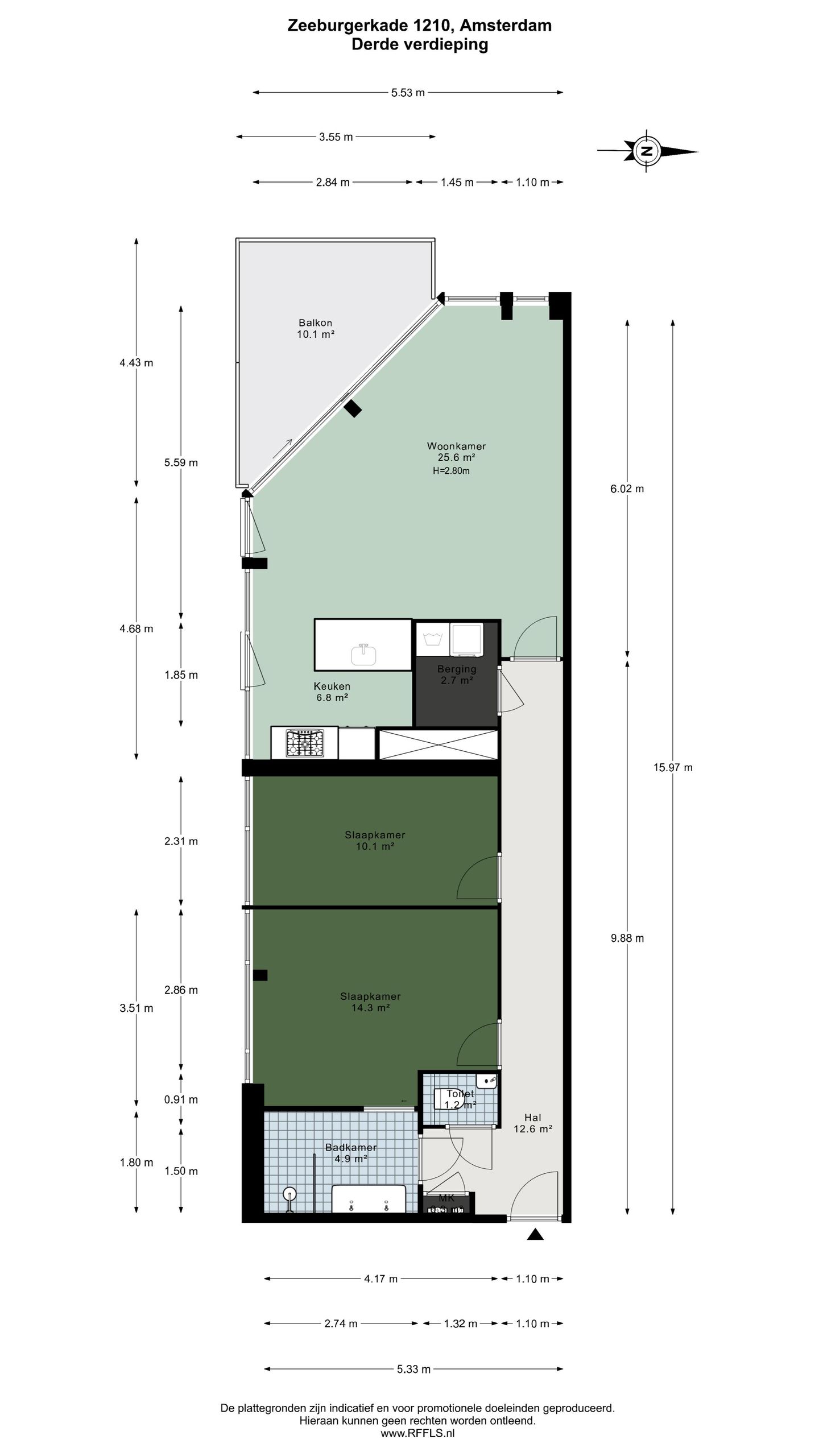 Foto 34 van Zeeburgerkade 1210