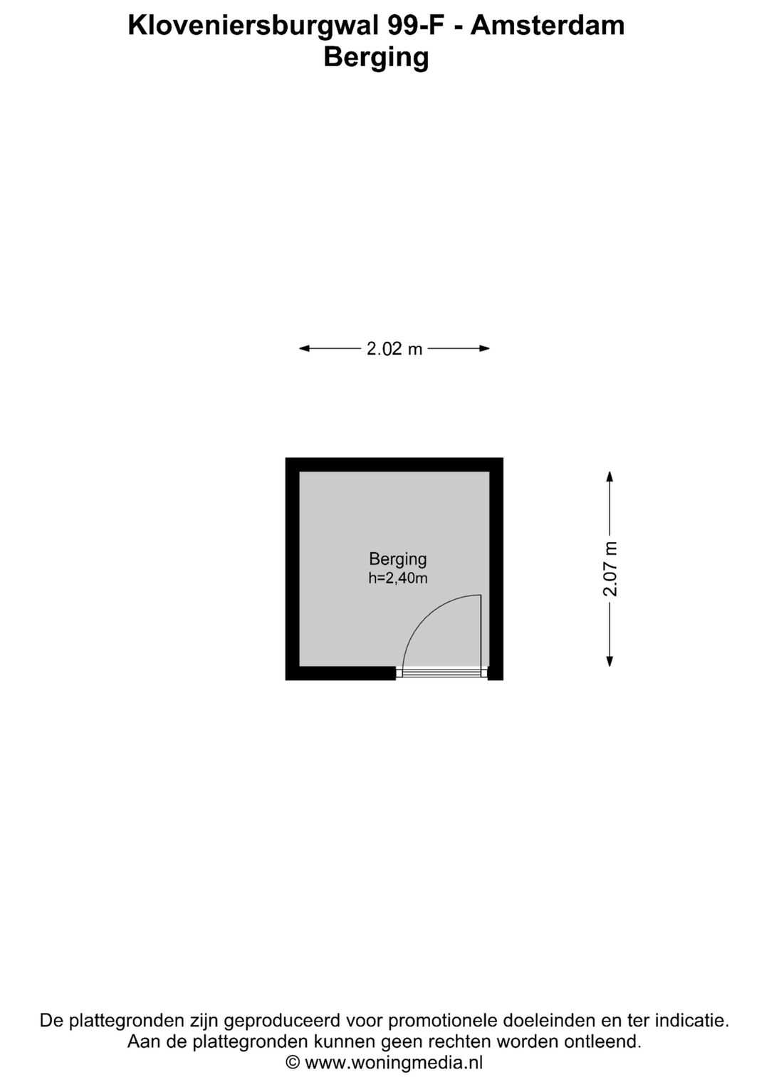 Foto 23 van Kloveniersburgwal 99-F