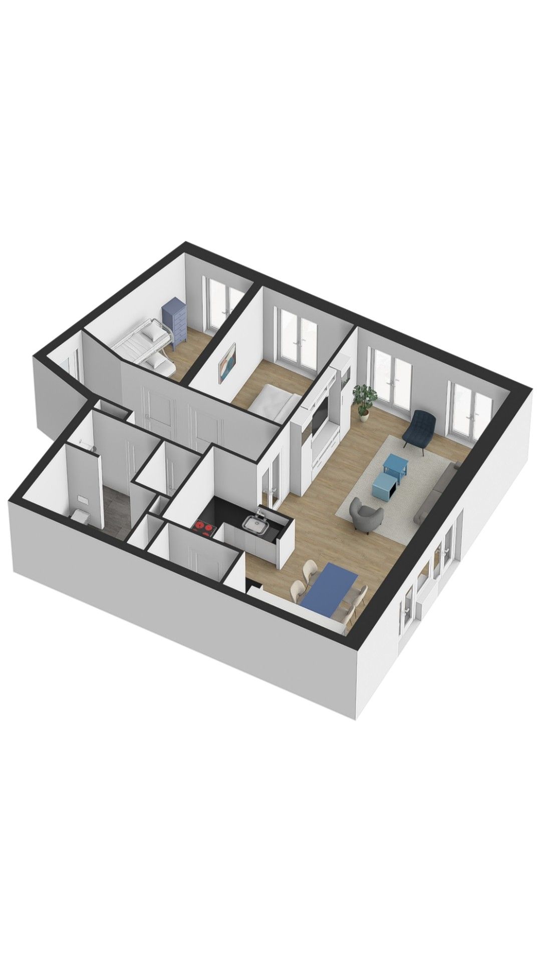 Luxurious Ground Floor Apartment with East Facing Garden near the Beach in Cadzand-Bad — 24