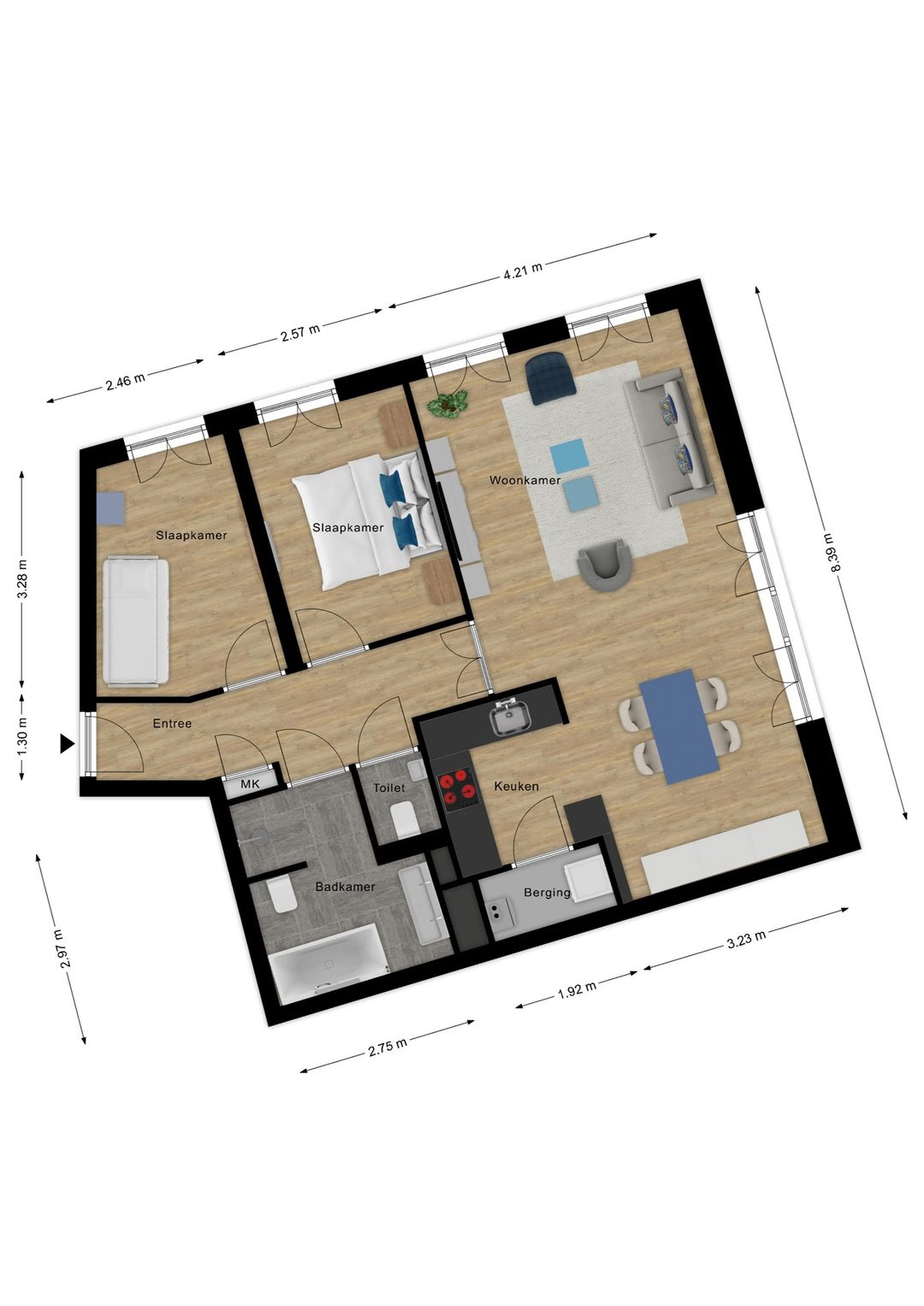 Luxurious Ground Floor Apartment with East Facing Garden near the Beach in Cadzand-Bad — 21