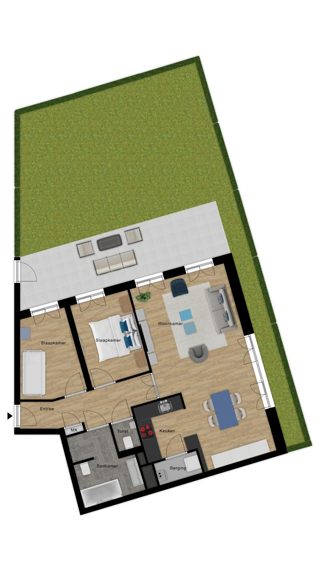 Luxurious Ground Floor Apartment with East Facing Garden near the Beach in Cadzand-Bad — 23