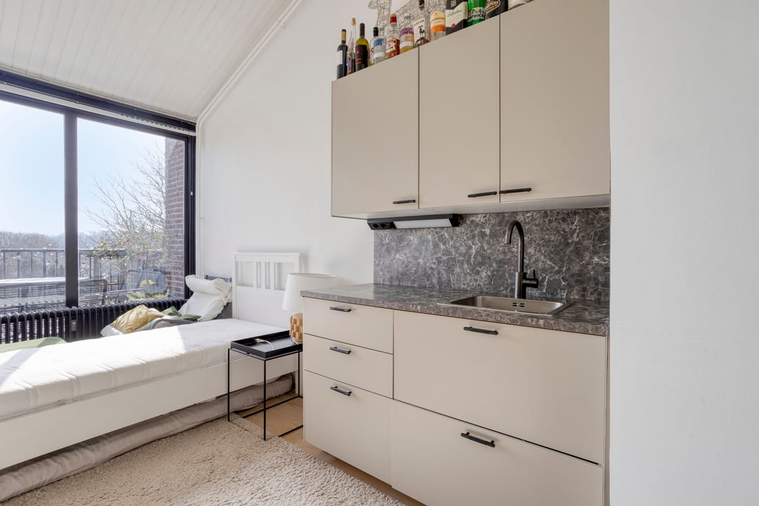 Corner apartment with guest unit and Maas views in Maastricht Villapark — 27