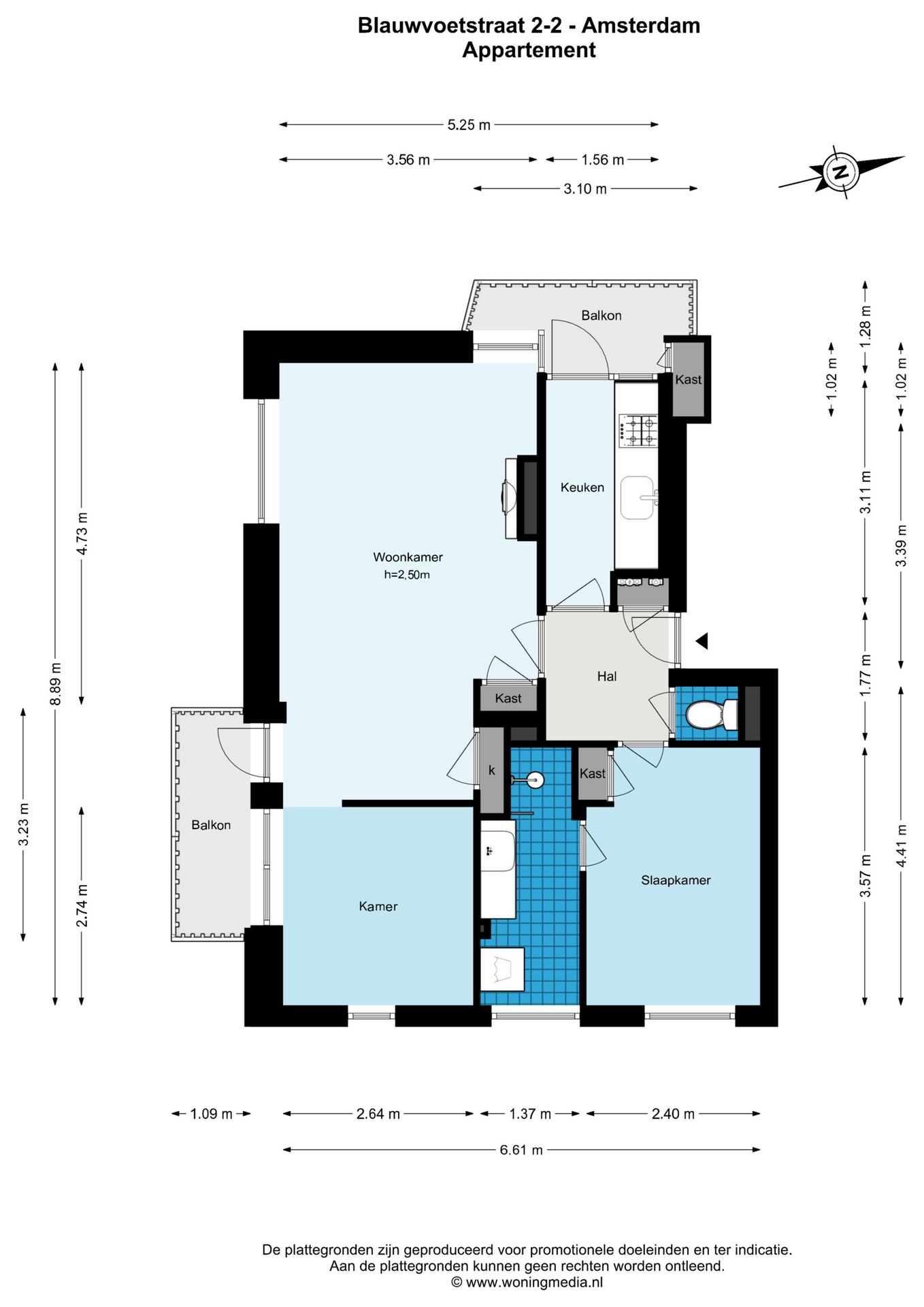 Light 3-Room Corner Apartment with Free Views Over the Water — 30