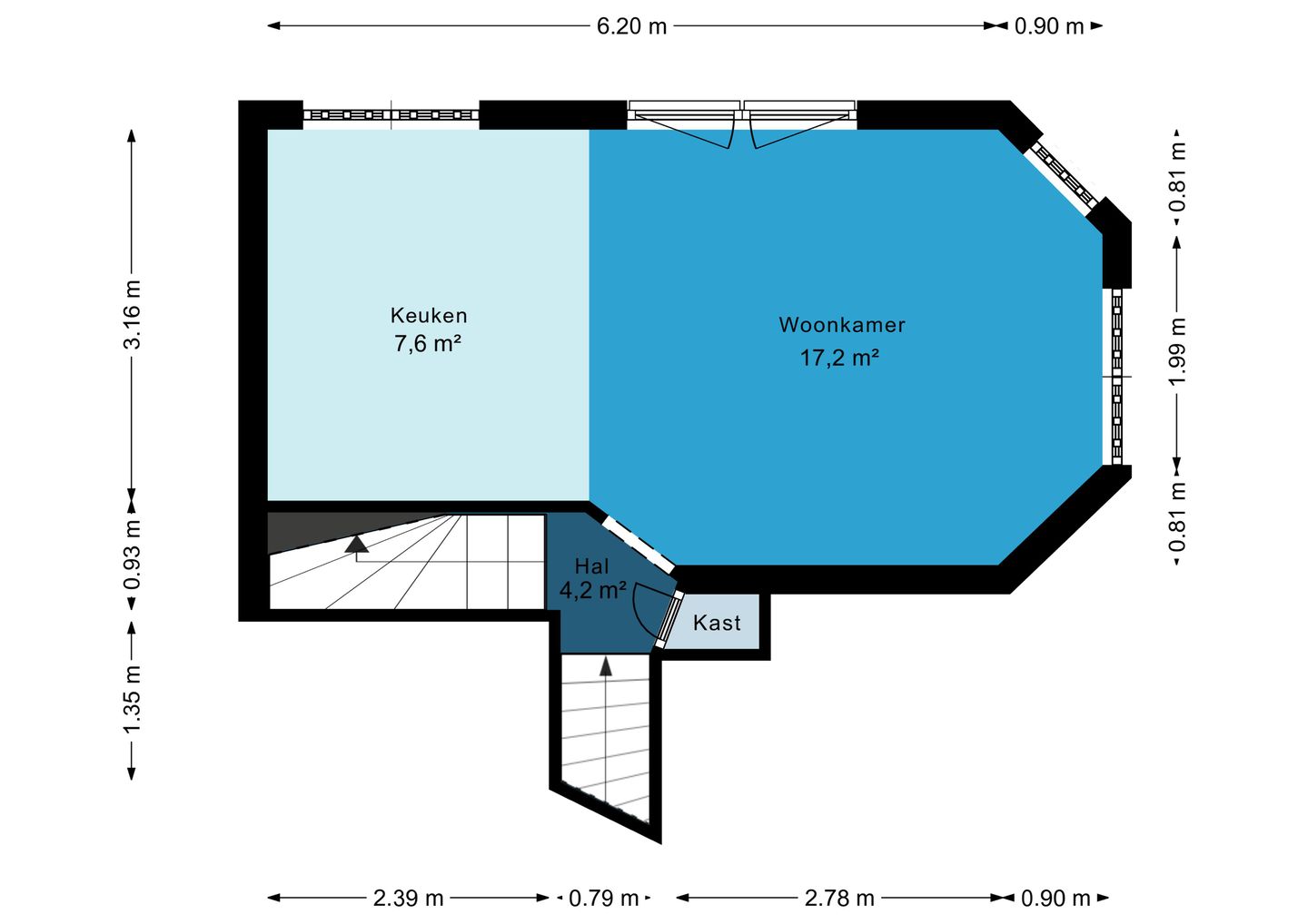 Unique Apartment with Two Bedrooms in Maassluis Center — 24