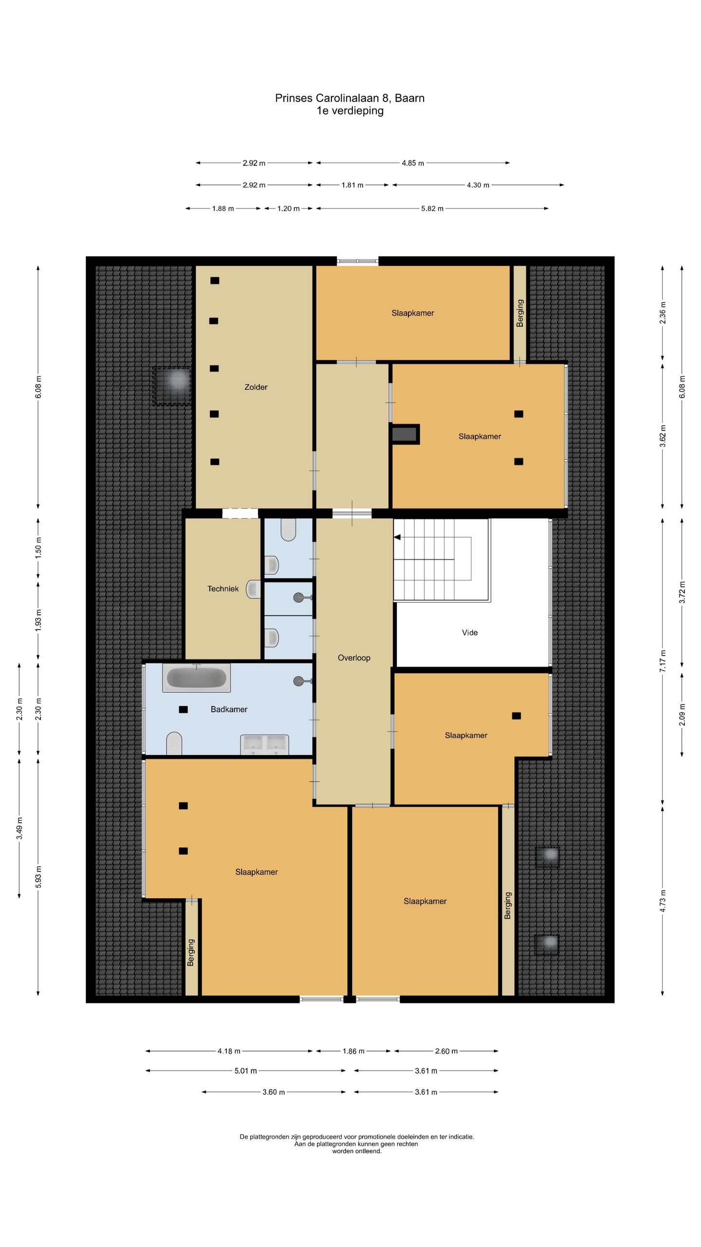 Spacious Detached Villa with Large Garden in Baarn — 48