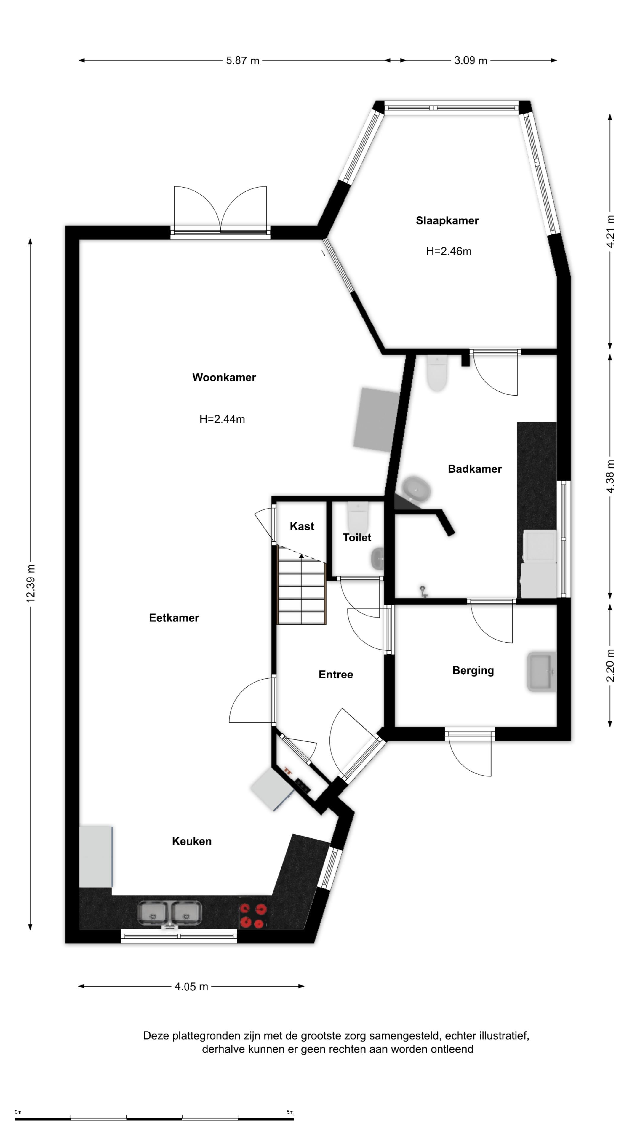 Spacious semi-detached villa in Laren center with garden and parking — 27