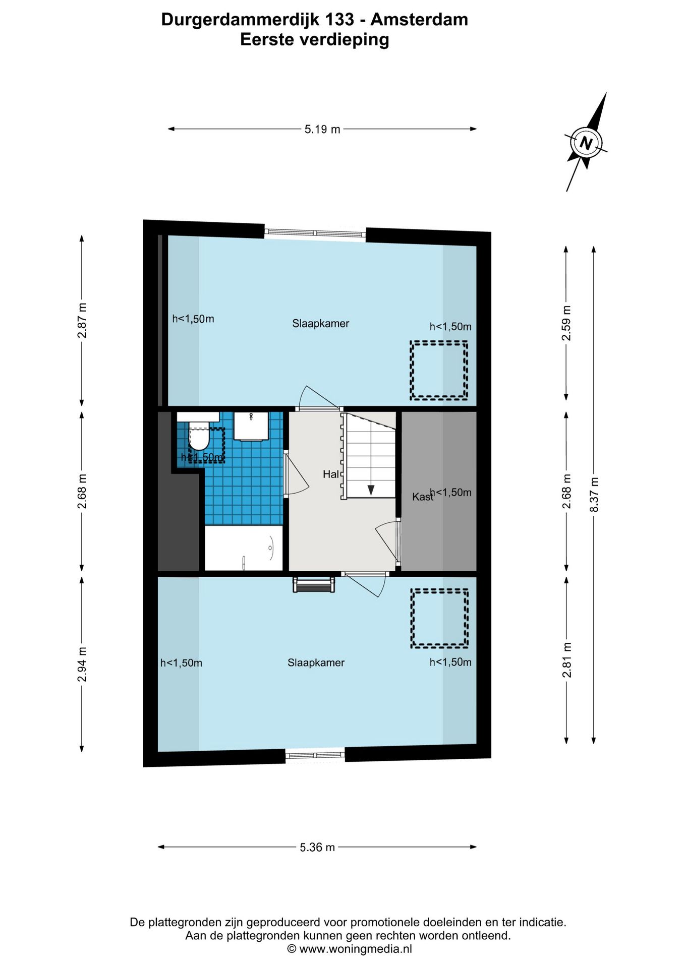 Characteristic Dike House with Panoramic Water Views in Historic Durgerdam — 55