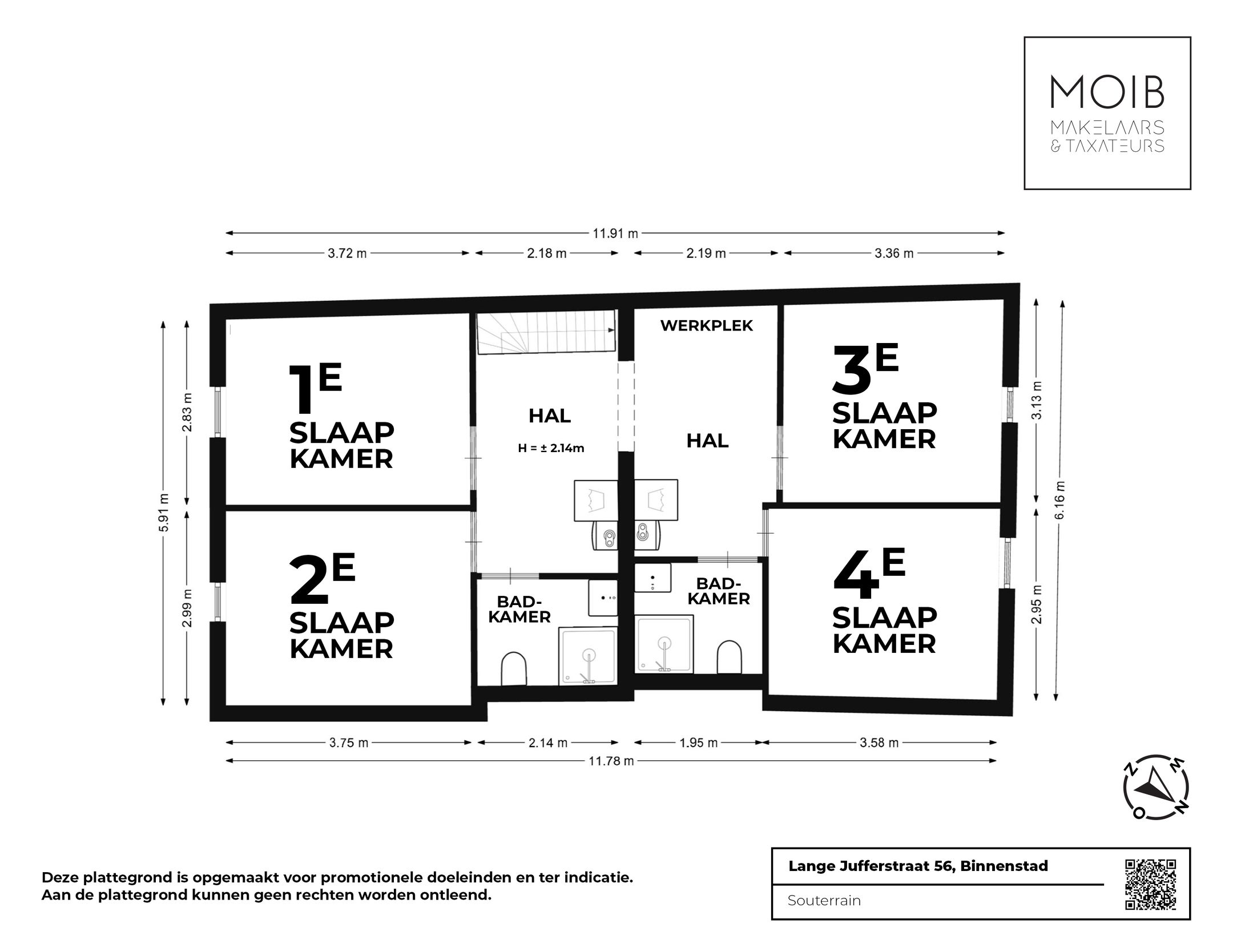 Spacious and light 5-room ground floor apartment in Utrecht city center — 45