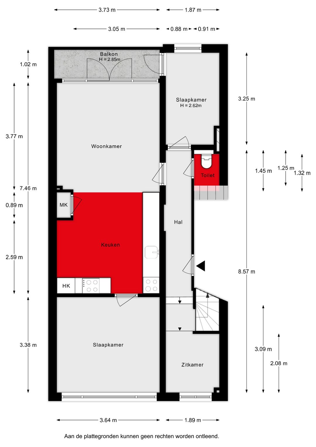 Renovated 5-room upstairs apartment with balcony in Rotterdam Oud Mathenesse — 57