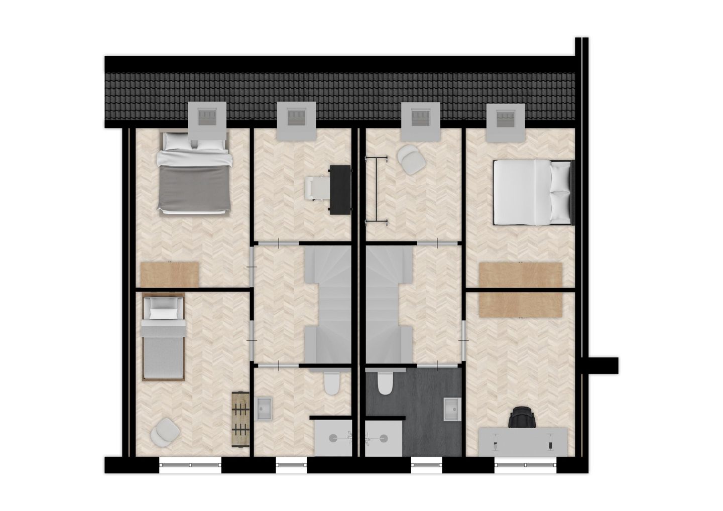 Foto 10 van Tussenwoning (Bouwnr. 4)