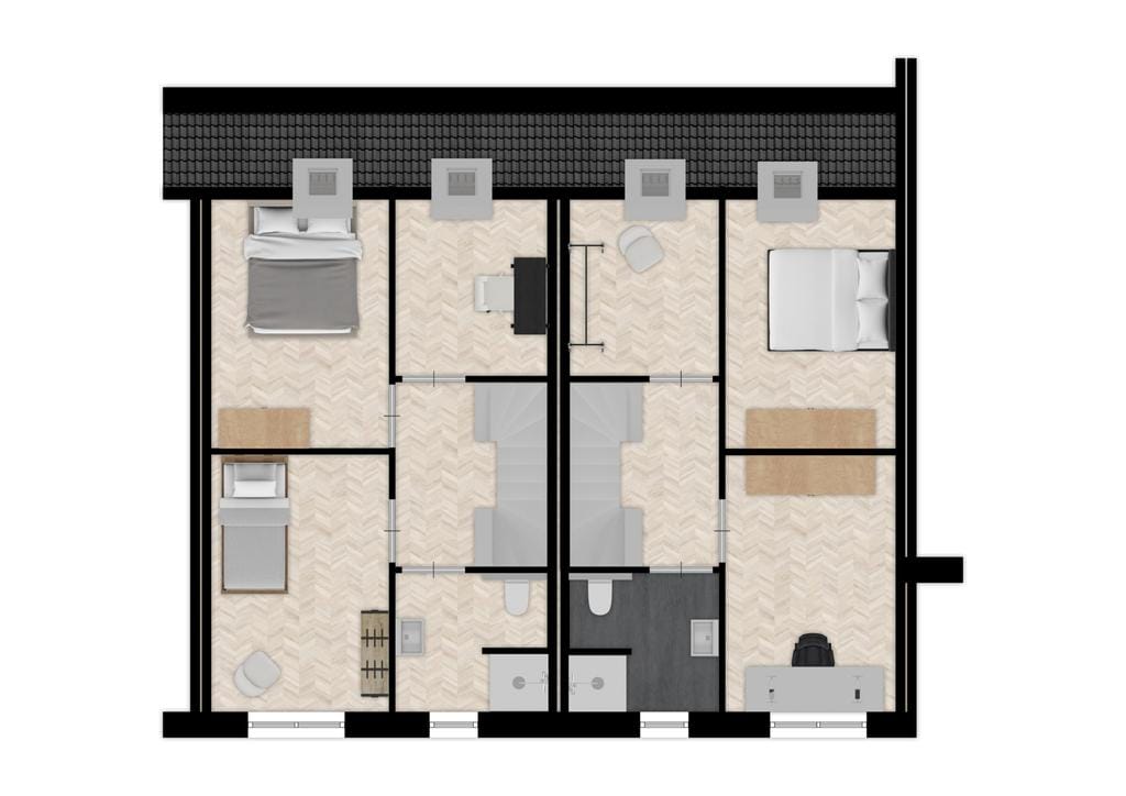 Foto 21 van Tussenwoning (Bouwnr. 4)