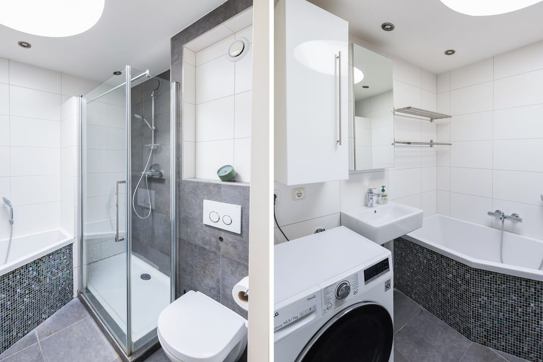 Spacious family home with 4 bedrooms, private parking, and sunny garden in quiet Wassenaar courtyard — 17