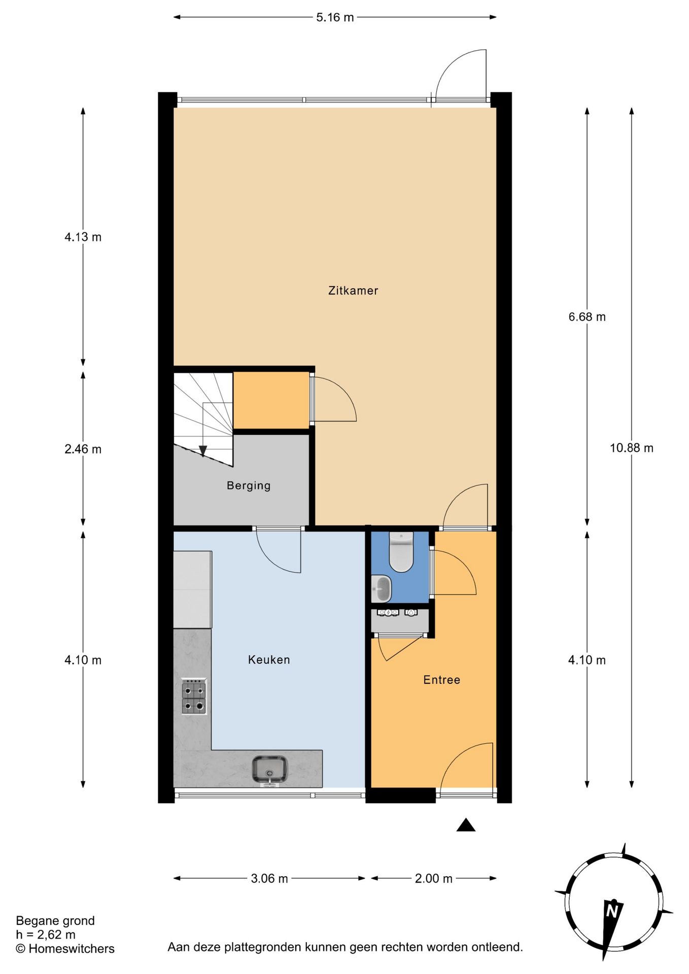 Spacious family home with 4 bedrooms, private parking, and sunny garden in quiet Wassenaar courtyard — 18