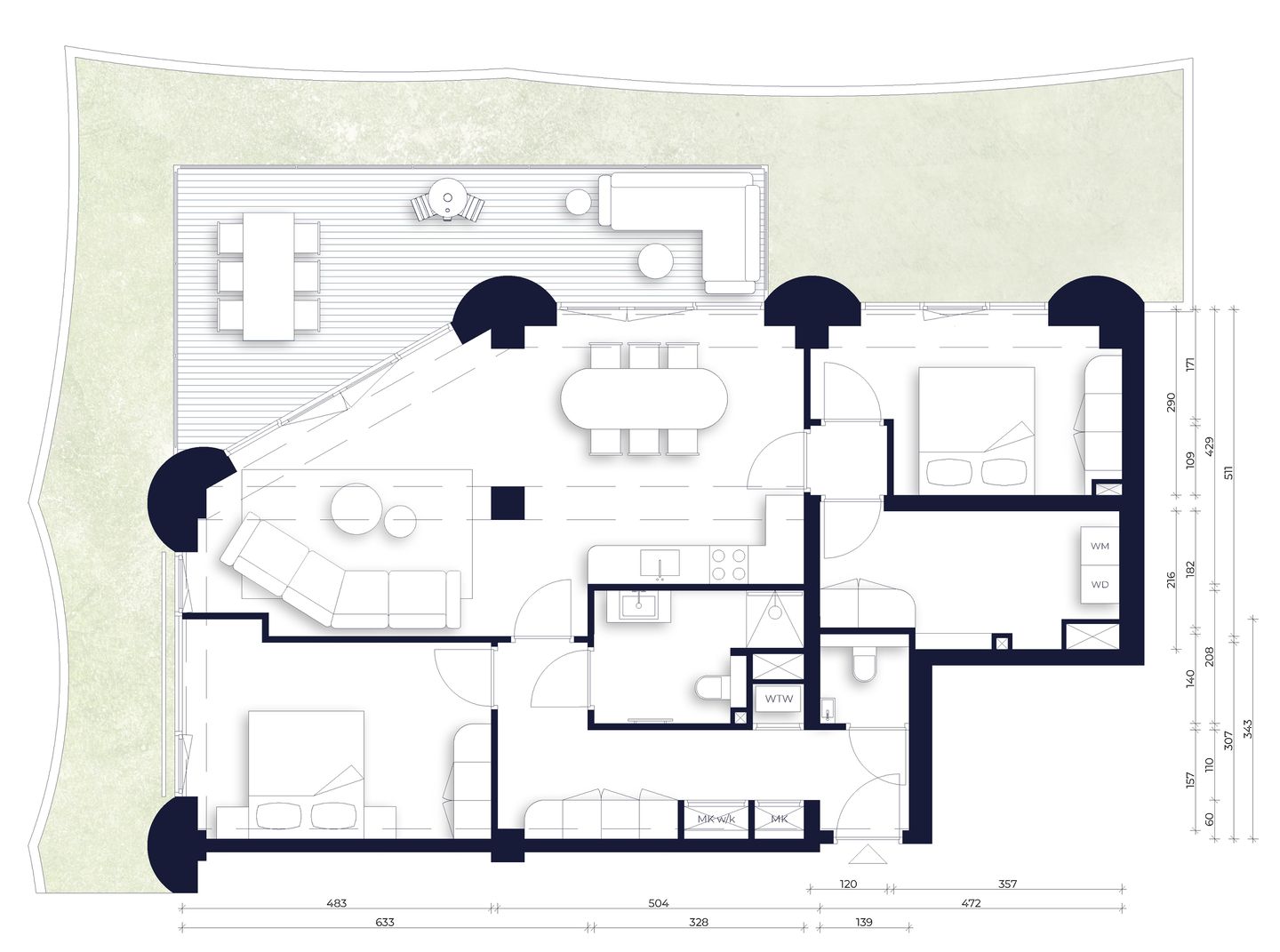 Foto 4 van Crown Terrace Residences (Bouwnr. 22-F)