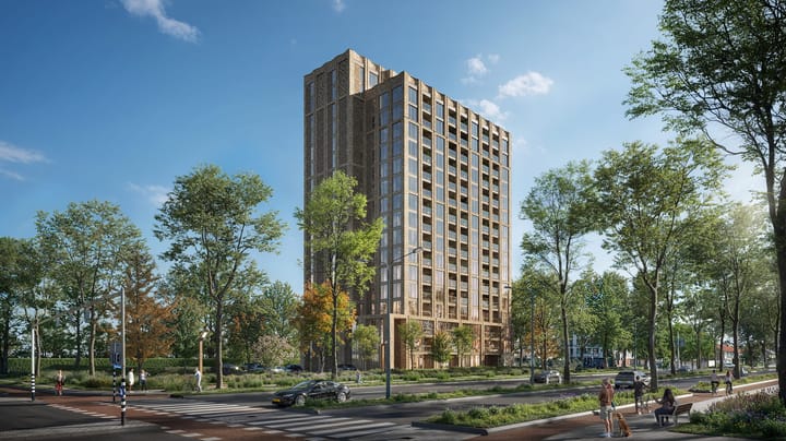 Image of UP Breda - Type D5 Apartment with shared street entrance