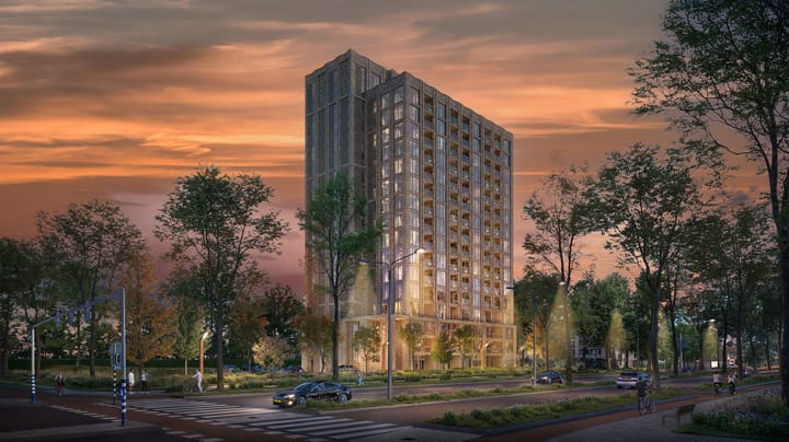 Image of UP Breda - Type D3 Apartment with shared street entrance