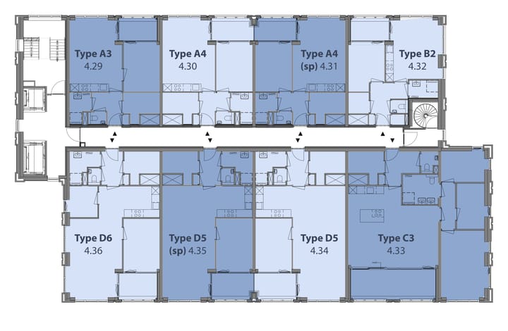 Photo 3 of UP Breda - Type A4 (Bouwnr. bnr. 4.30)