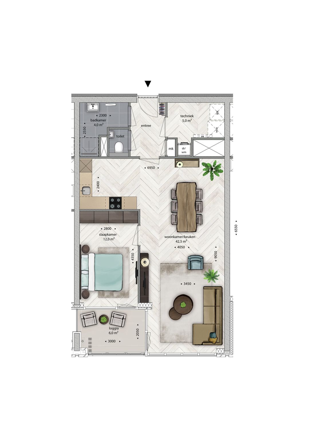 Foto 2 van UP Breda - Type D3 (Bouwnr. bnr. 1.10)