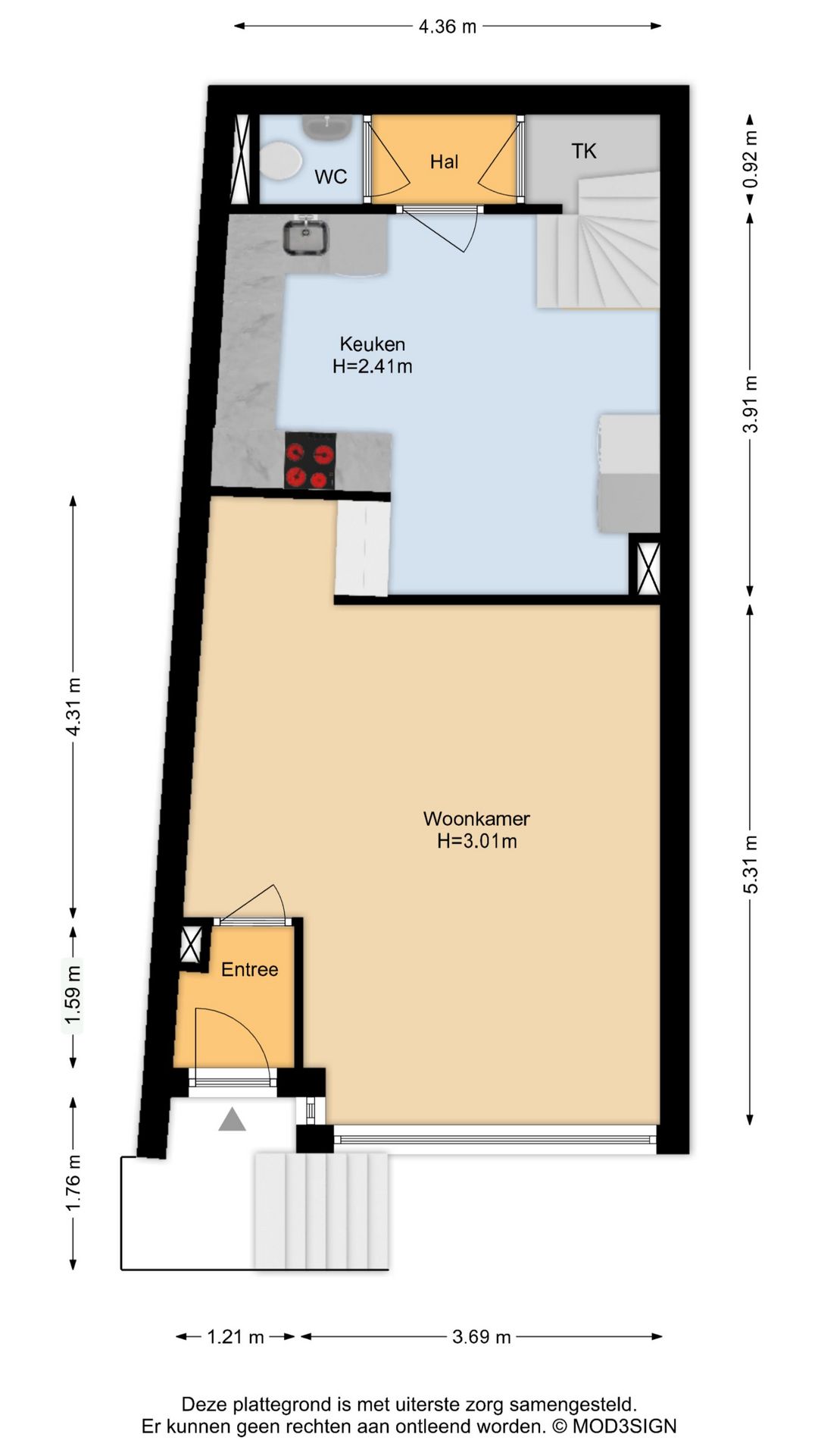 Modernized Maisonnette with Sunny Balcony and Rooftop Terrace in Haarlem Center — 31