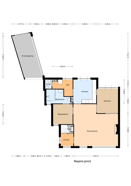 Spacious detached home with outbuilding and southwest facing garden in Maasbommel — 56