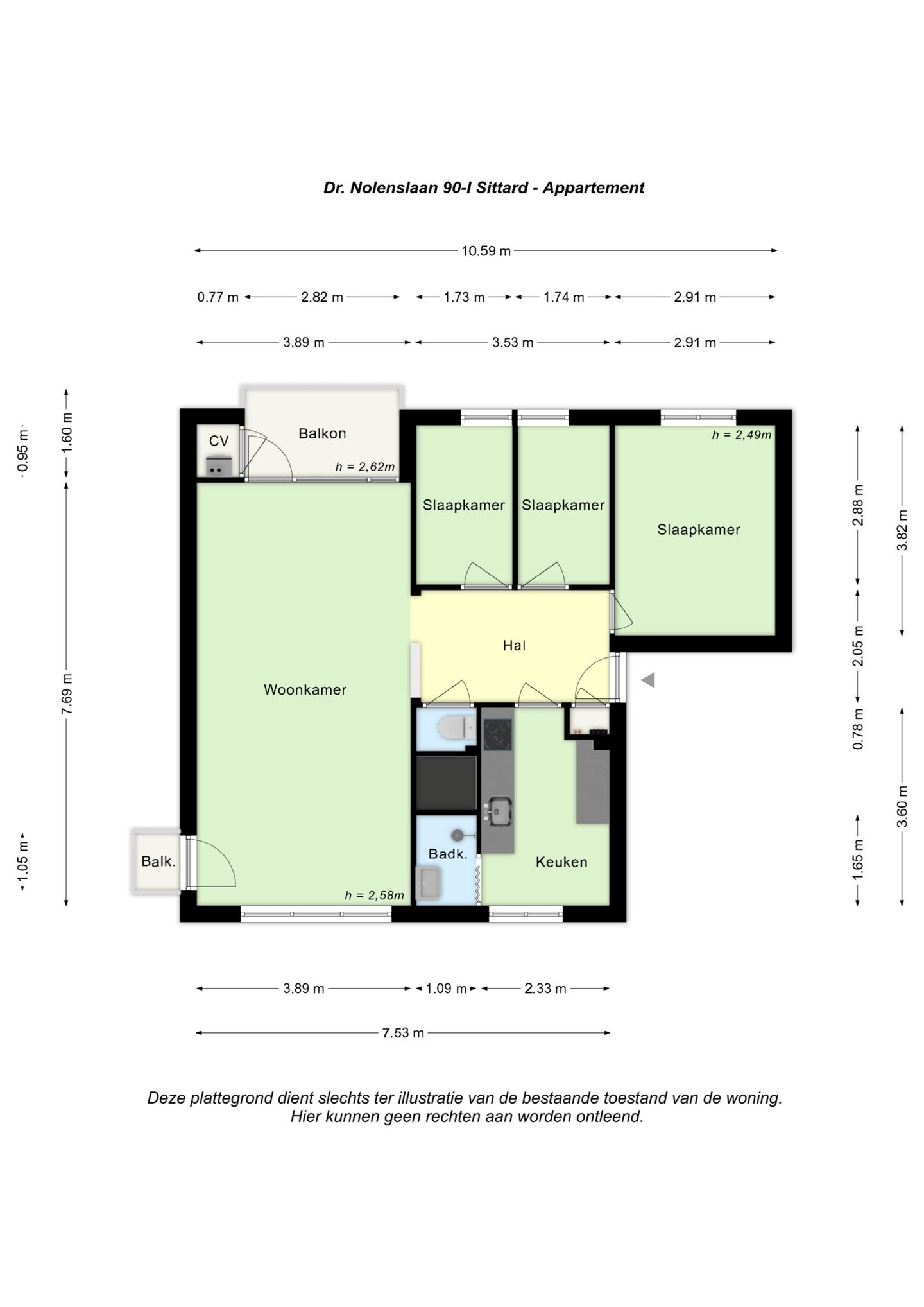 Spacious corner apartment with two balconies near Sittard city center — 38